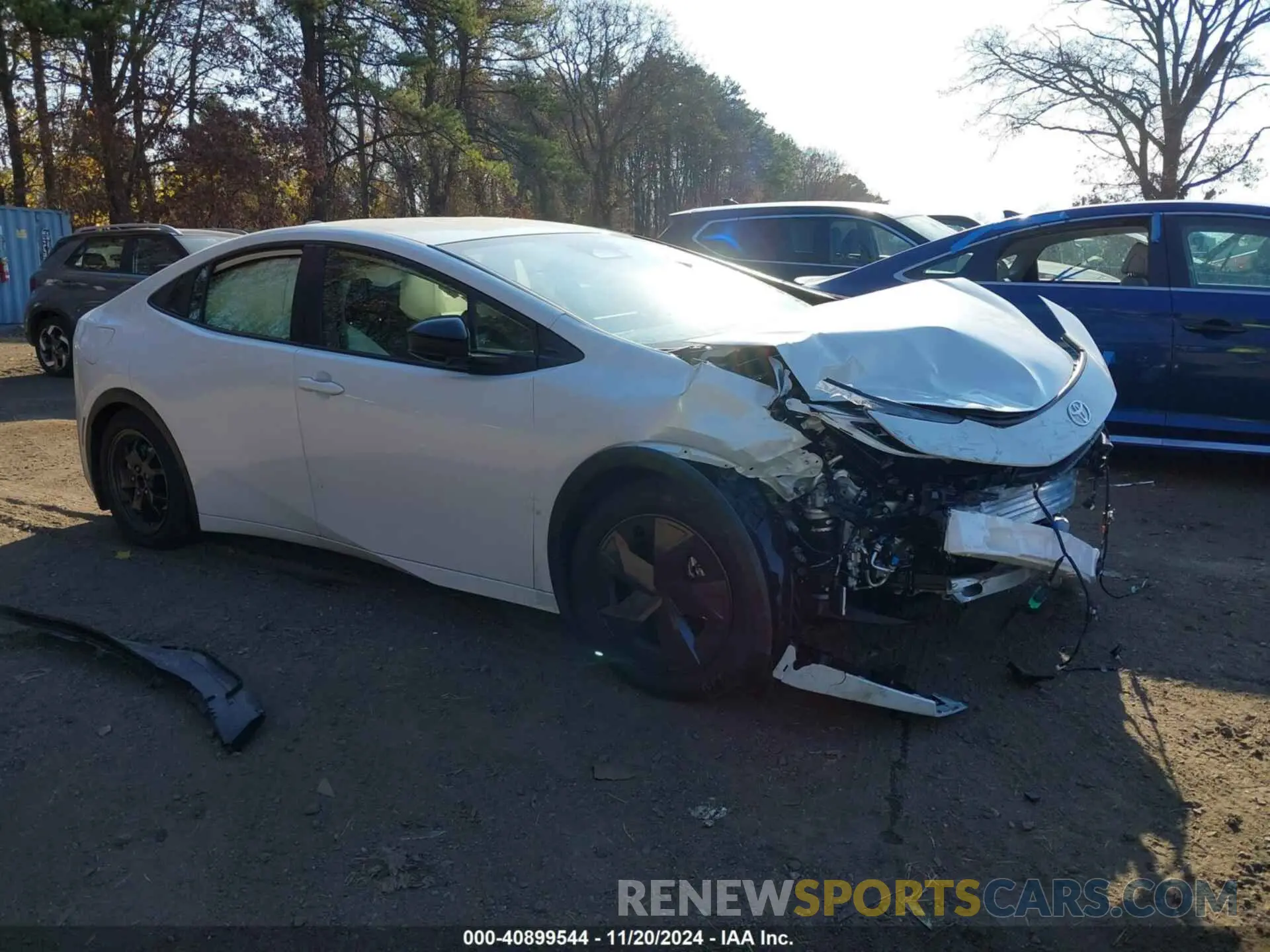 14 Фотография поврежденного автомобиля JTDACACU3R3023638 TOYOTA PRIUS PRIME 2024