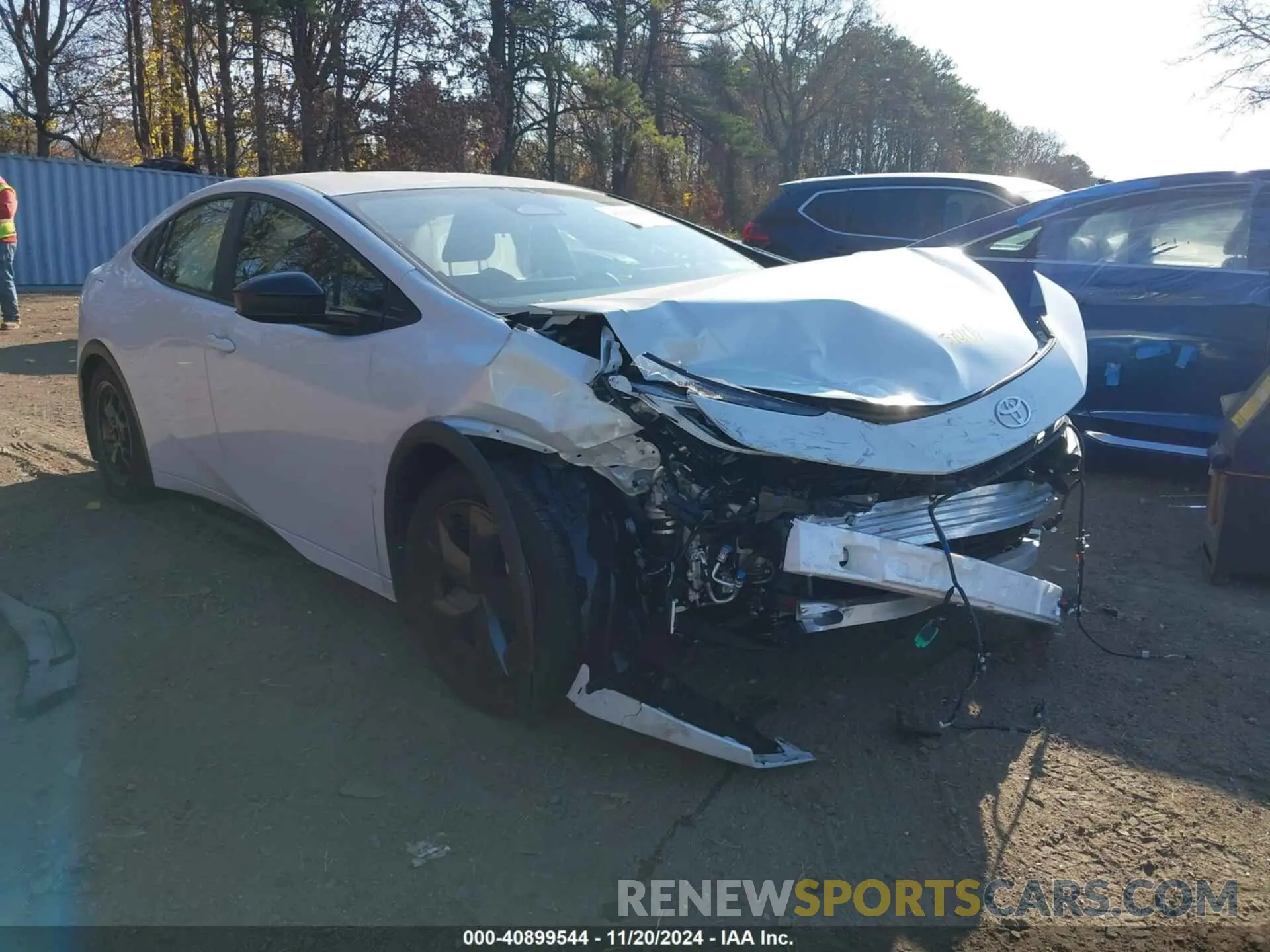 6 Фотография поврежденного автомобиля JTDACACU3R3023638 TOYOTA PRIUS PRIME 2024