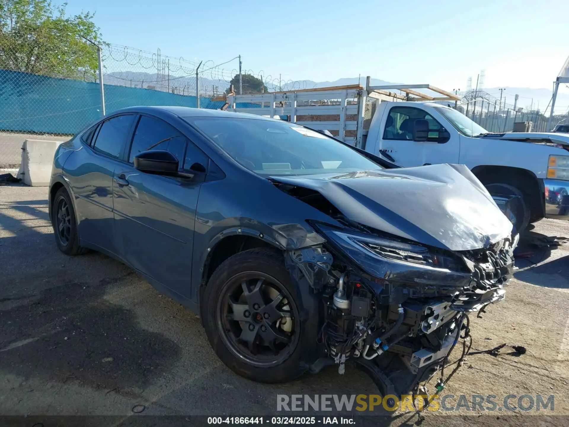 1 Photograph of a damaged car JTDACACU4R3013796 TOYOTA PRIUS PRIME 2024