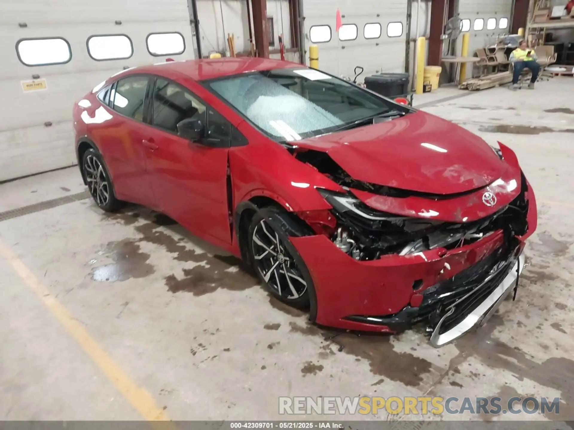 1 Photograph of a damaged car JTDACACU7R3033444 TOYOTA PRIUS PRIME 2024