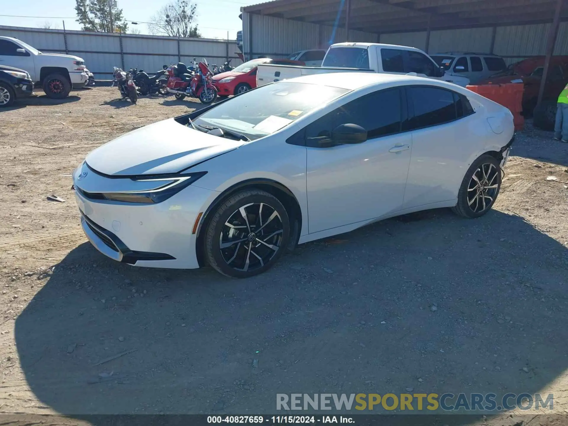2 Photograph of a damaged car JTDACACU9R3026799 TOYOTA PRIUS PRIME 2024