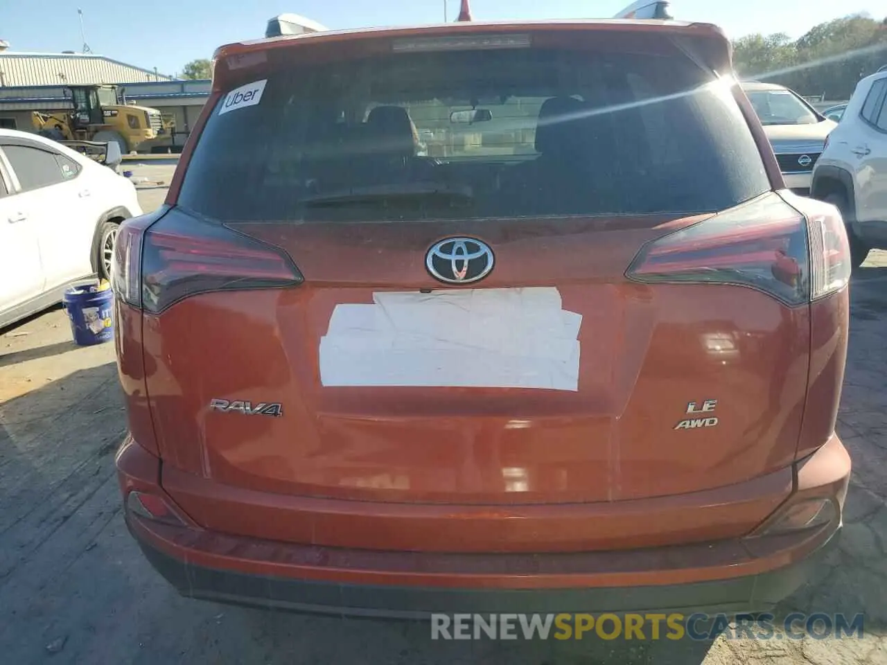 6 Фотография поврежденного автомобиля 2T3BFREV1GW481303 TOYOTA RAV4 2016
