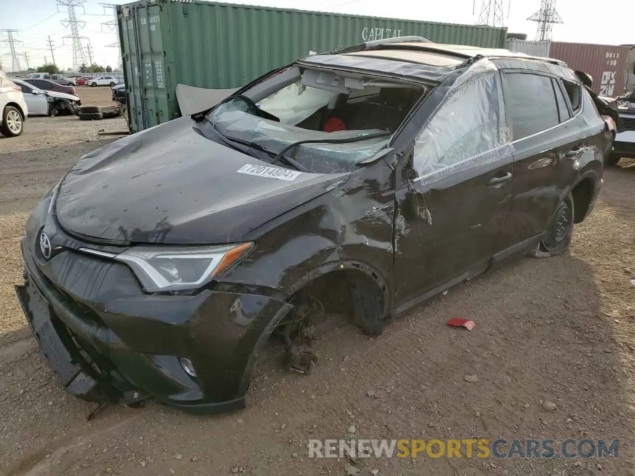 1 Фотография поврежденного автомобиля 2T3RFREV1GW457601 TOYOTA RAV4 2016