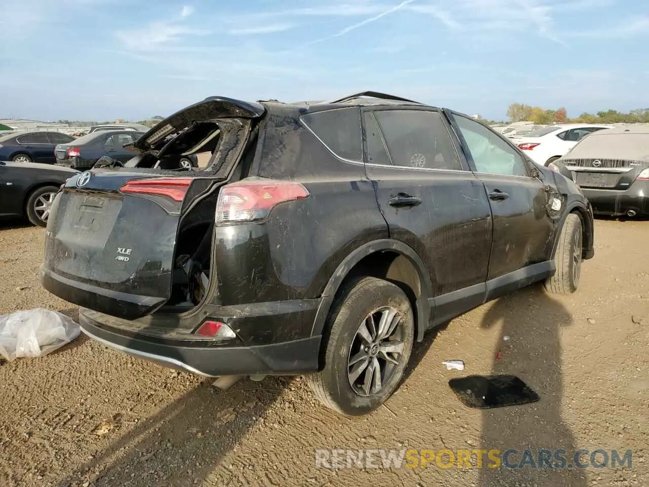 3 Фотография поврежденного автомобиля 2T3RFREV1GW457601 TOYOTA RAV4 2016