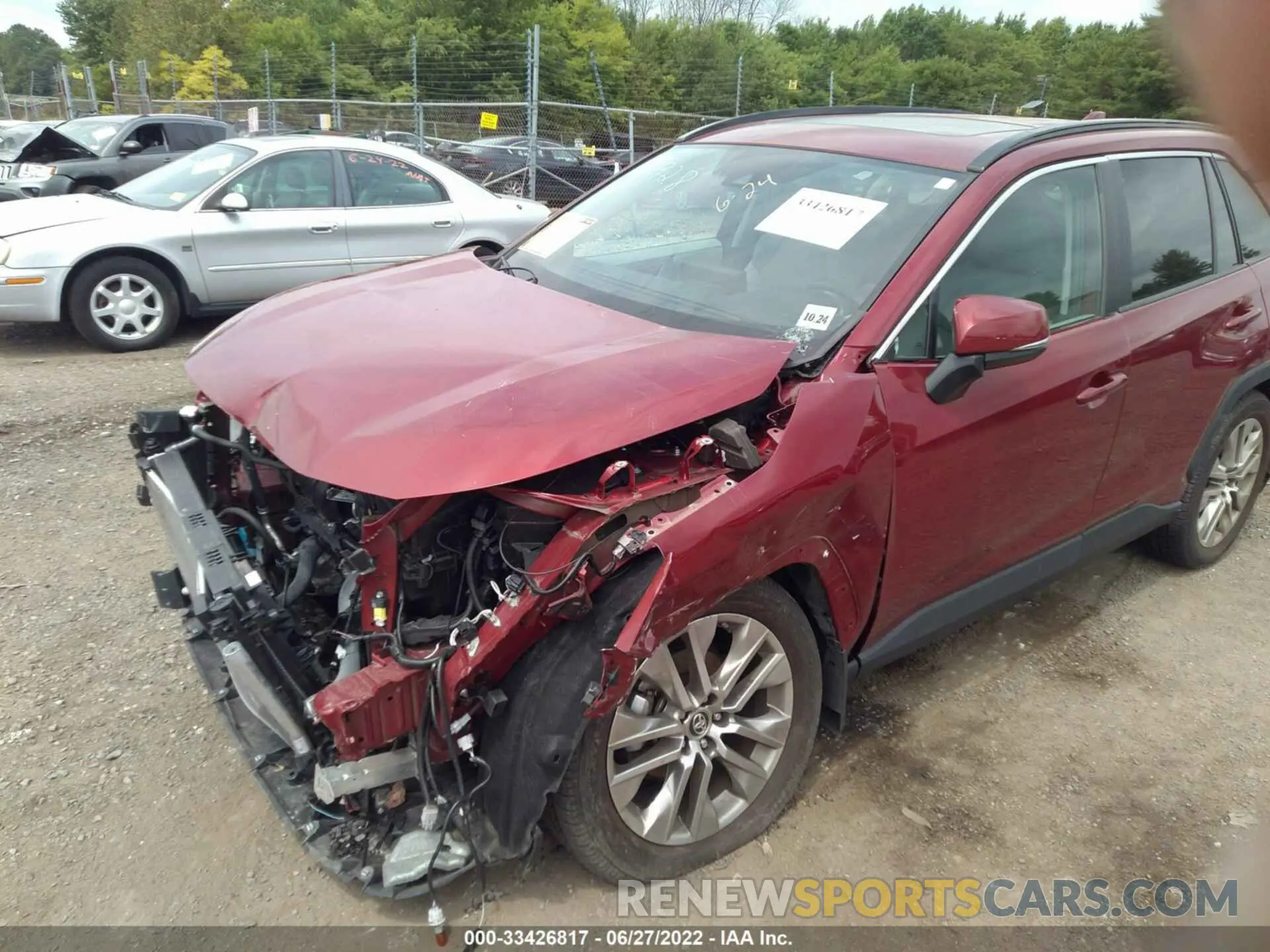 2 Photograph of a damaged car 2T3A1RFV0KC022993 TOYOTA RAV4 2019