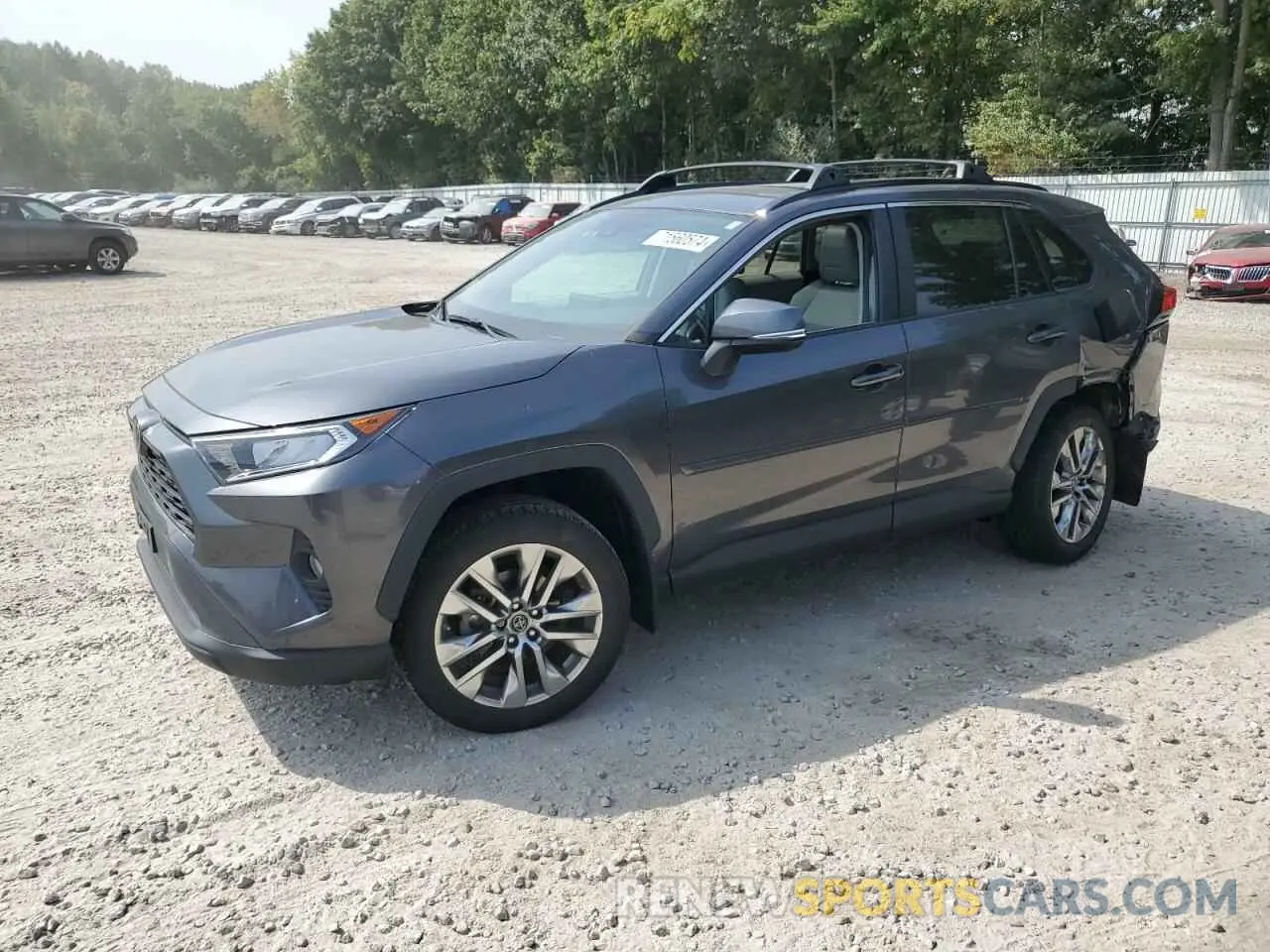 1 Photograph of a damaged car 2T3A1RFV0KC040006 TOYOTA RAV4 2019