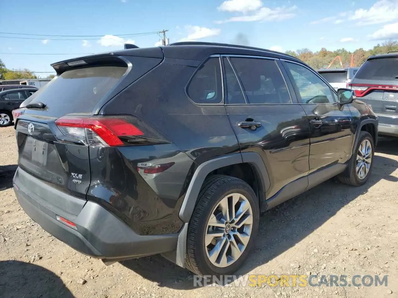 3 Фотография поврежденного автомобиля 2T3A1RFV1KW045407 TOYOTA RAV4 2019