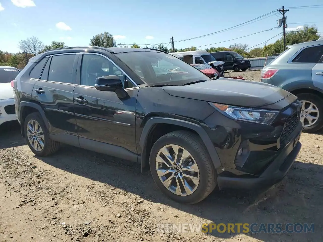4 Фотография поврежденного автомобиля 2T3A1RFV1KW045407 TOYOTA RAV4 2019