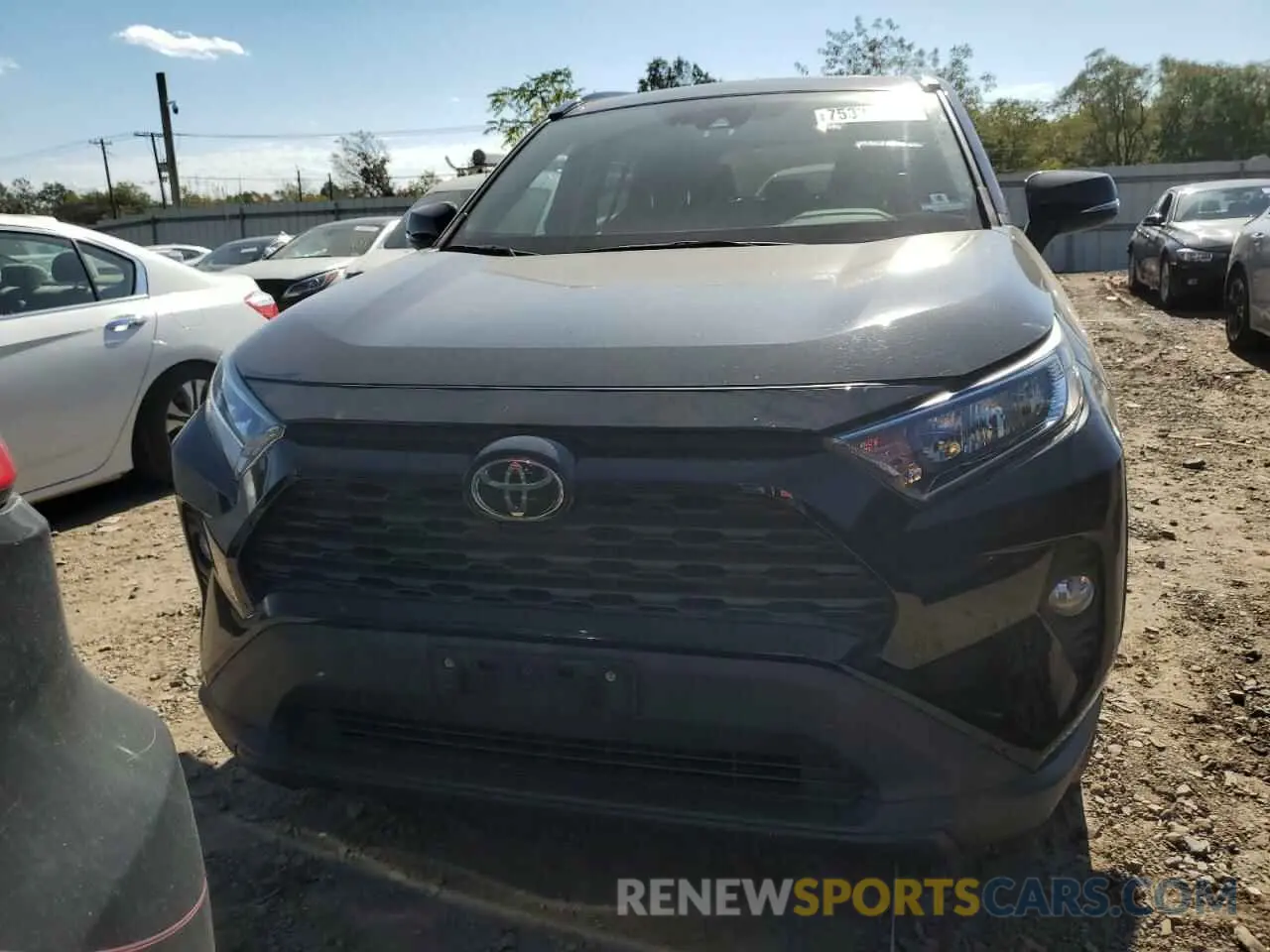 5 Фотография поврежденного автомобиля 2T3A1RFV1KW045407 TOYOTA RAV4 2019
