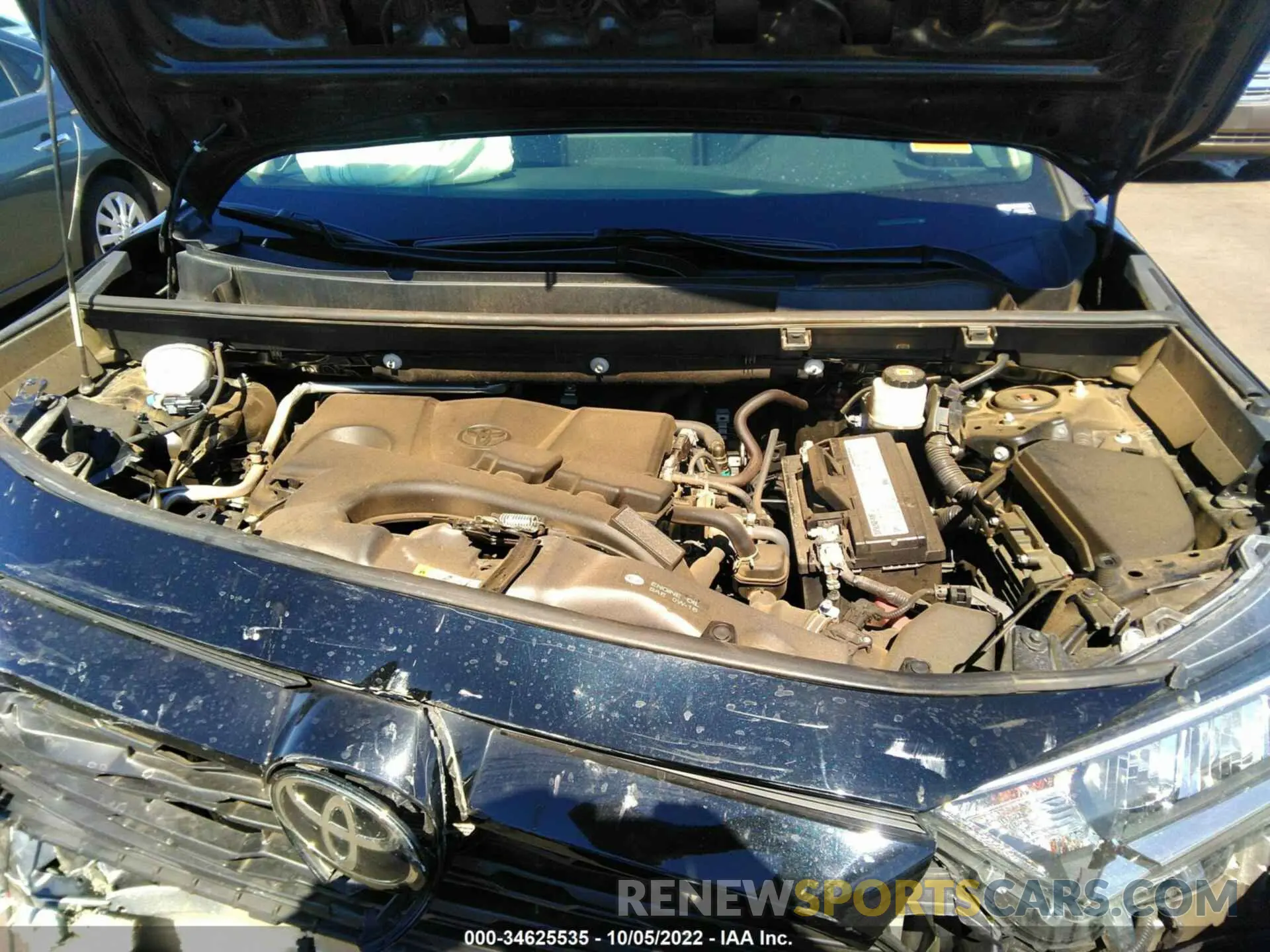 10 Photograph of a damaged car 2T3A1RFV2KW055461 TOYOTA RAV4 2019