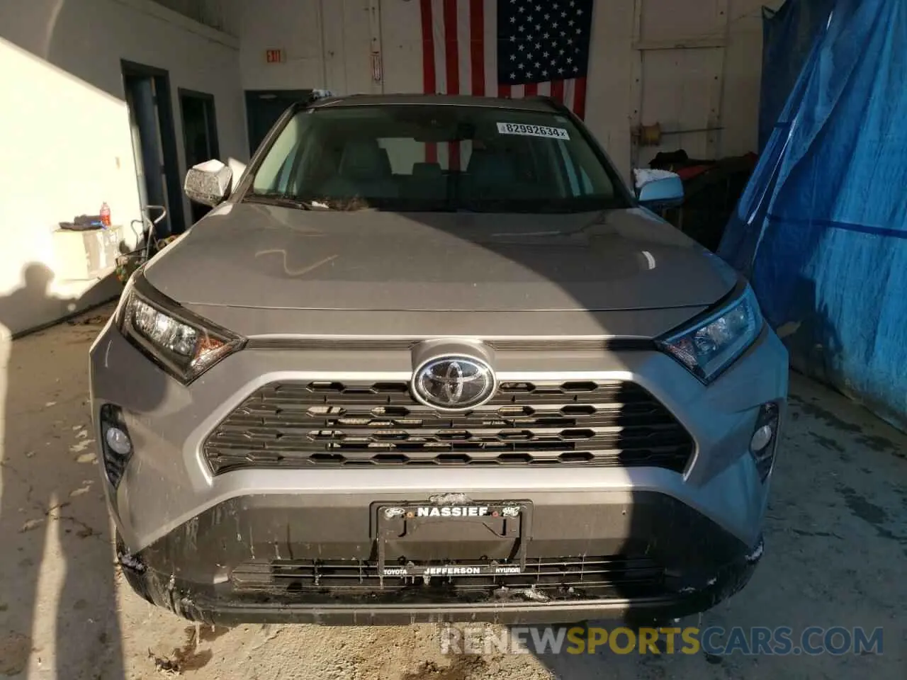 5 Фотография поврежденного автомобиля 2T3A1RFV2KW078108 TOYOTA RAV4 2019