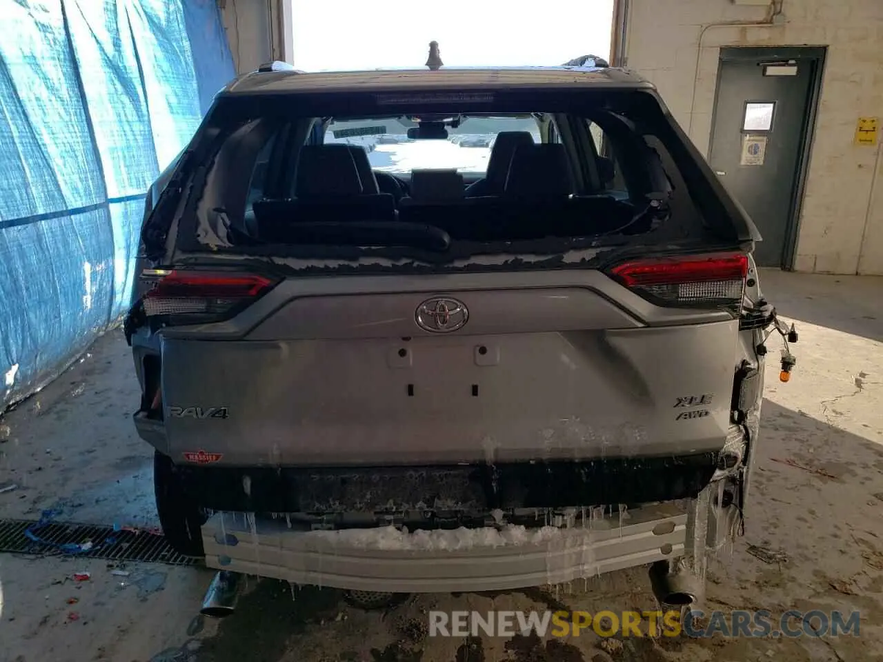 6 Фотография поврежденного автомобиля 2T3A1RFV2KW078108 TOYOTA RAV4 2019