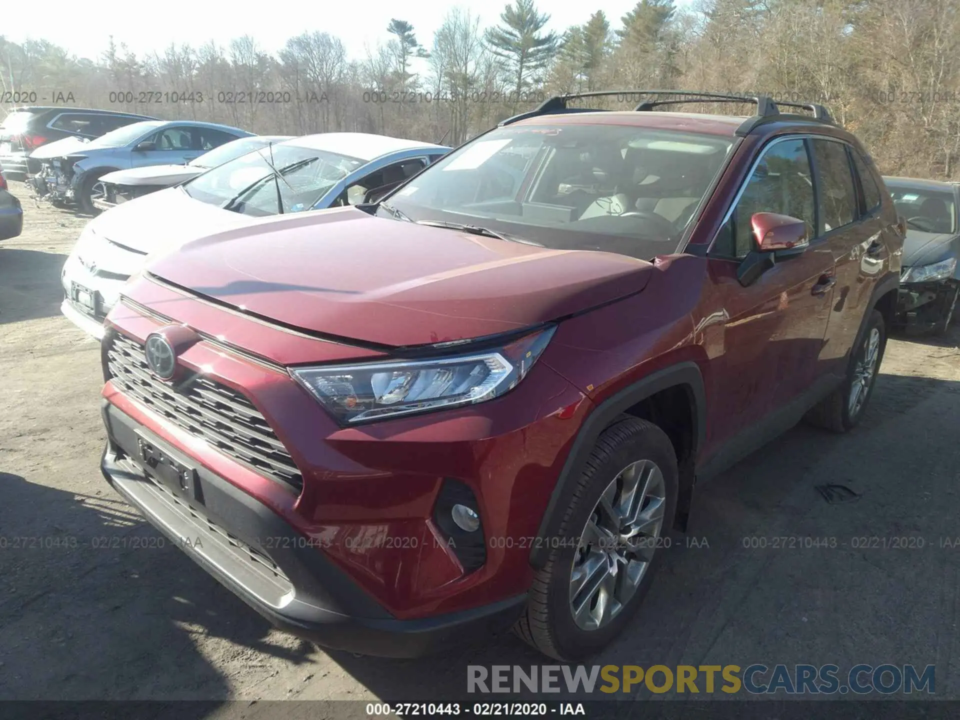 2 Photograph of a damaged car 2T3A1RFV3KC027976 TOYOTA RAV4 2019