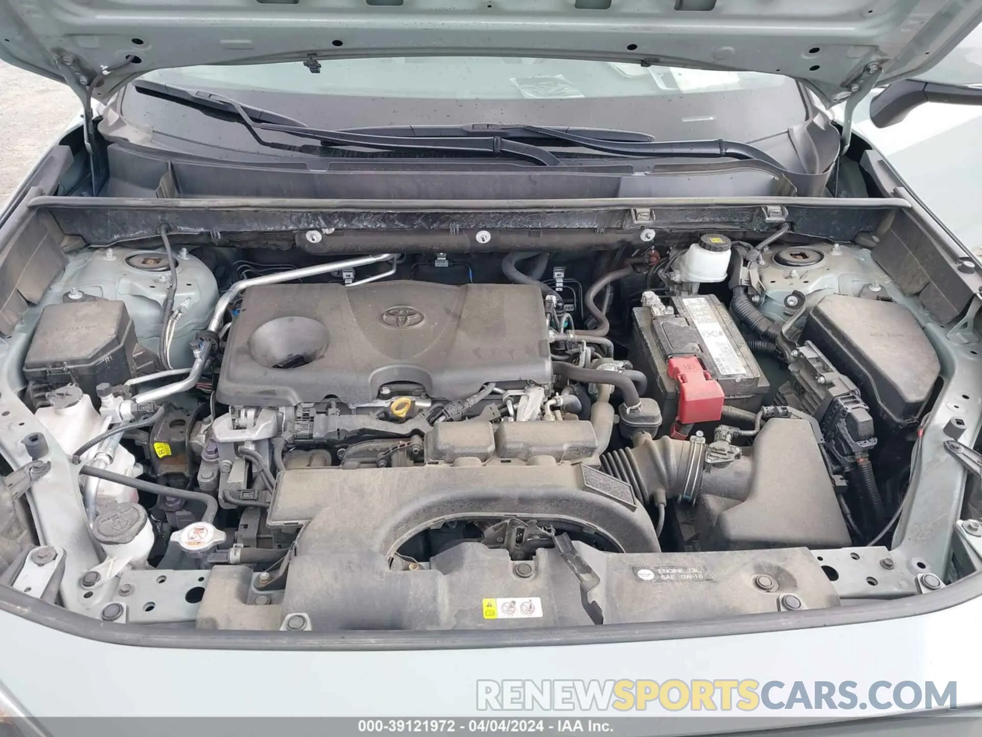 10 Фотография поврежденного автомобиля 2T3A1RFV3KW045053 TOYOTA RAV4 2019
