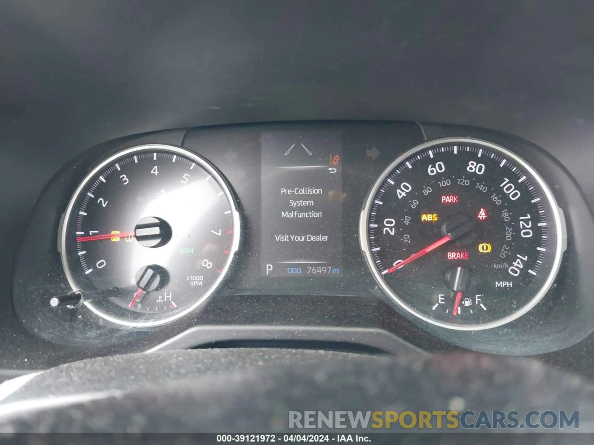 7 Фотография поврежденного автомобиля 2T3A1RFV3KW045053 TOYOTA RAV4 2019