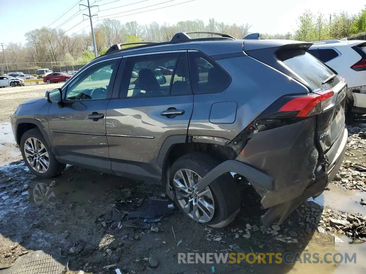 2 Фотография поврежденного автомобиля 2T3A1RFV4KC050683 TOYOTA RAV4 2019