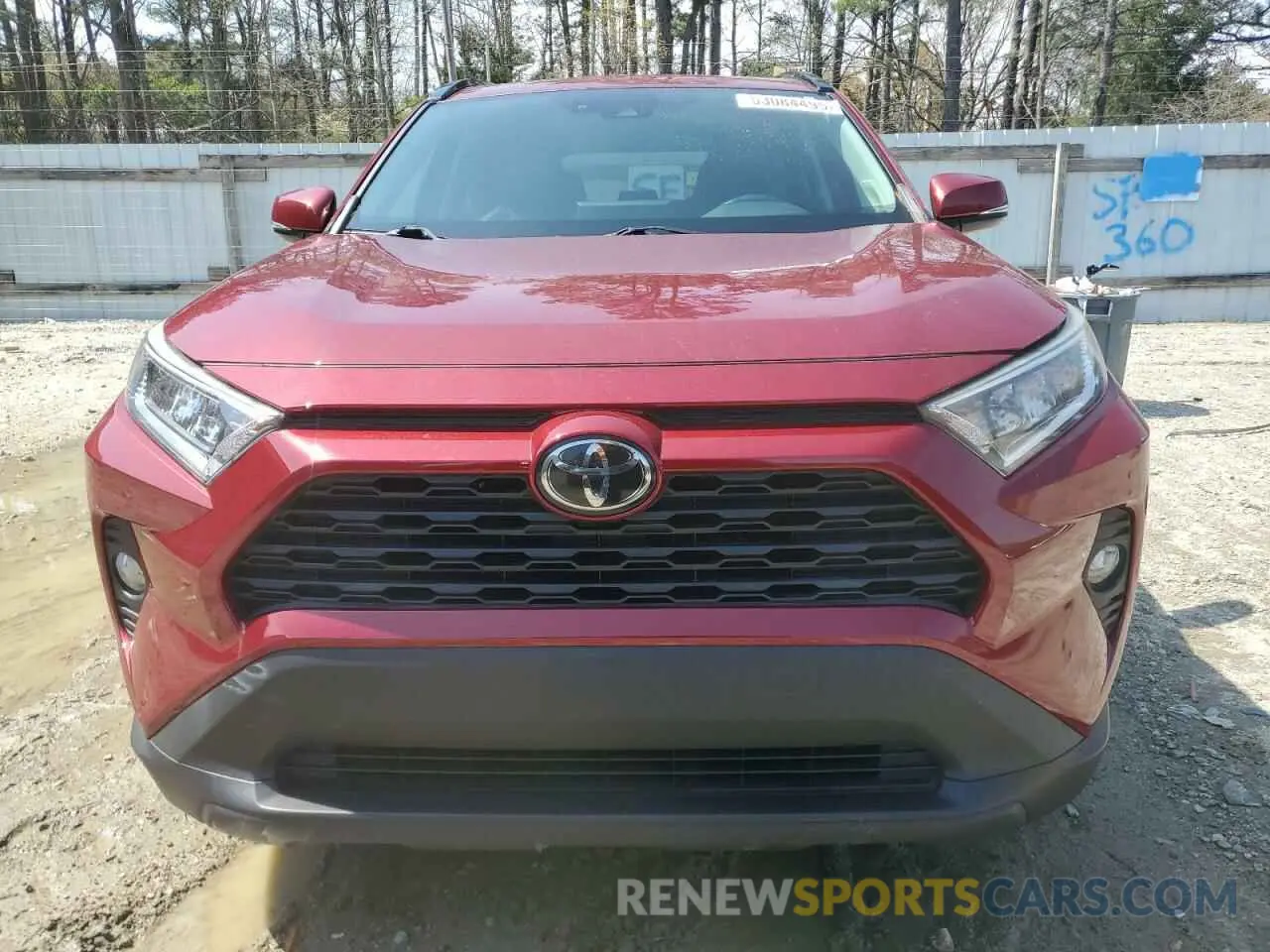 5 Фотография поврежденного автомобиля 2T3A1RFV5KC011956 TOYOTA RAV4 2019