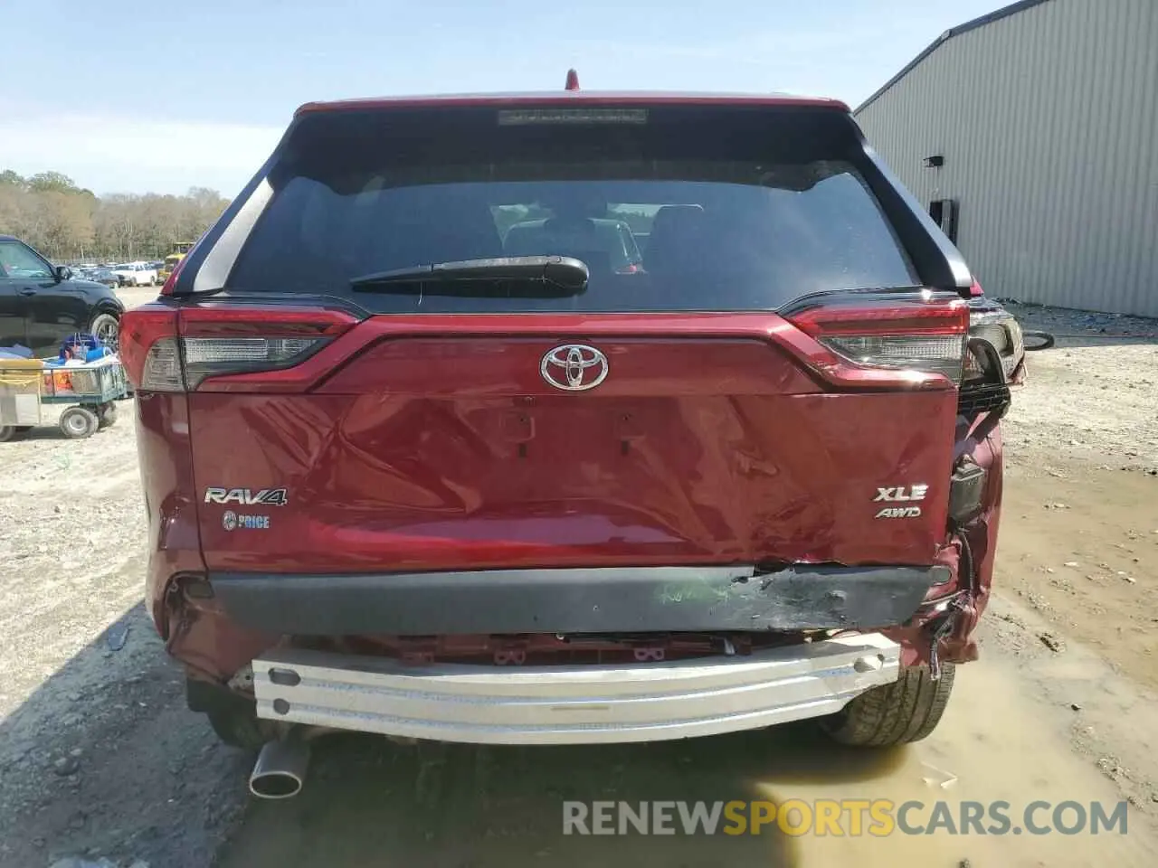 6 Фотография поврежденного автомобиля 2T3A1RFV5KC011956 TOYOTA RAV4 2019