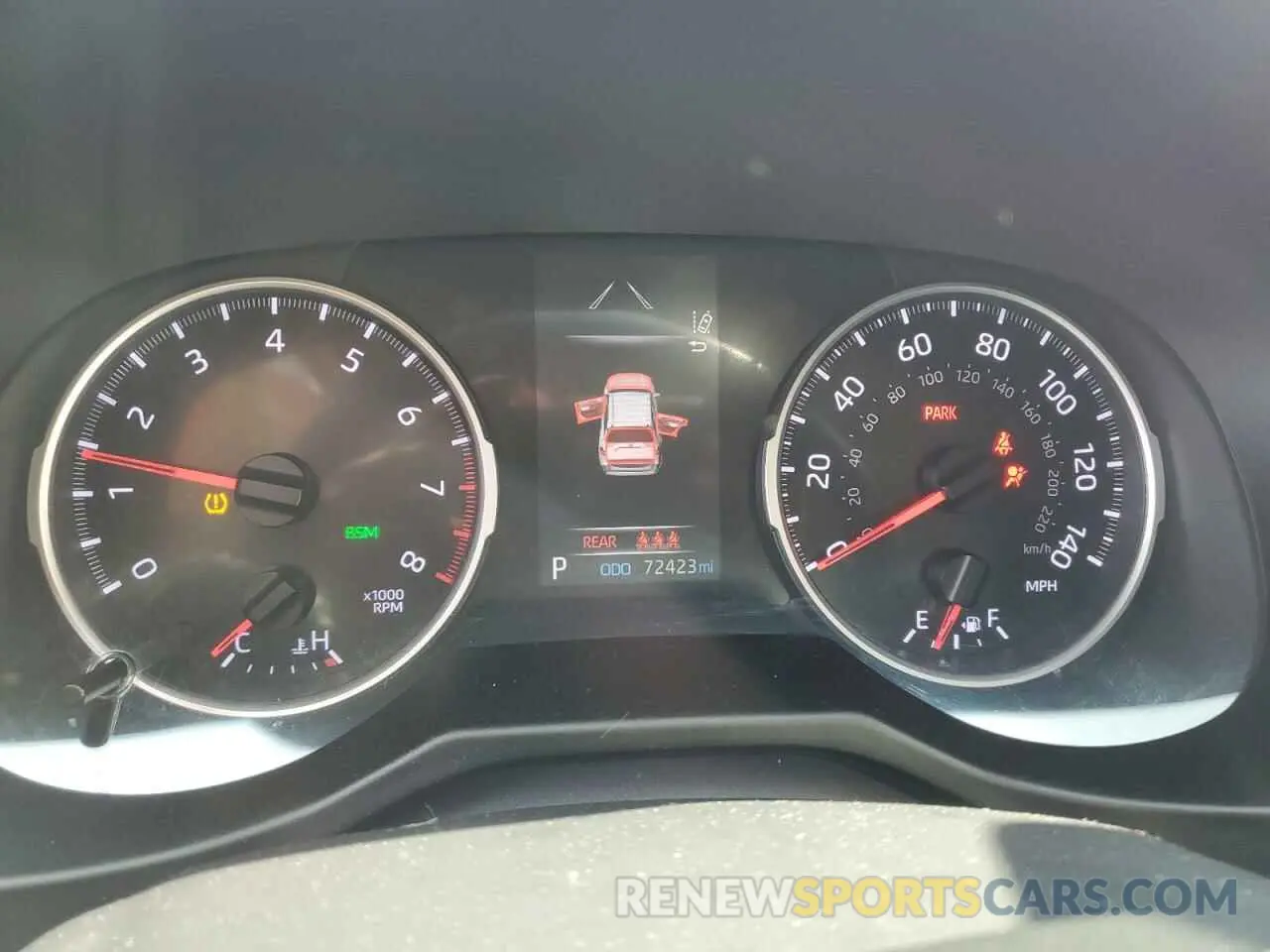 9 Фотография поврежденного автомобиля 2T3A1RFV5KC011956 TOYOTA RAV4 2019
