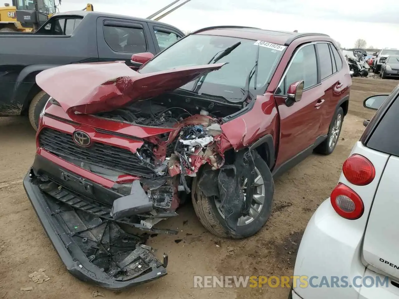 1 Фотография поврежденного автомобиля 2T3A1RFV5KW066583 TOYOTA RAV4 2019
