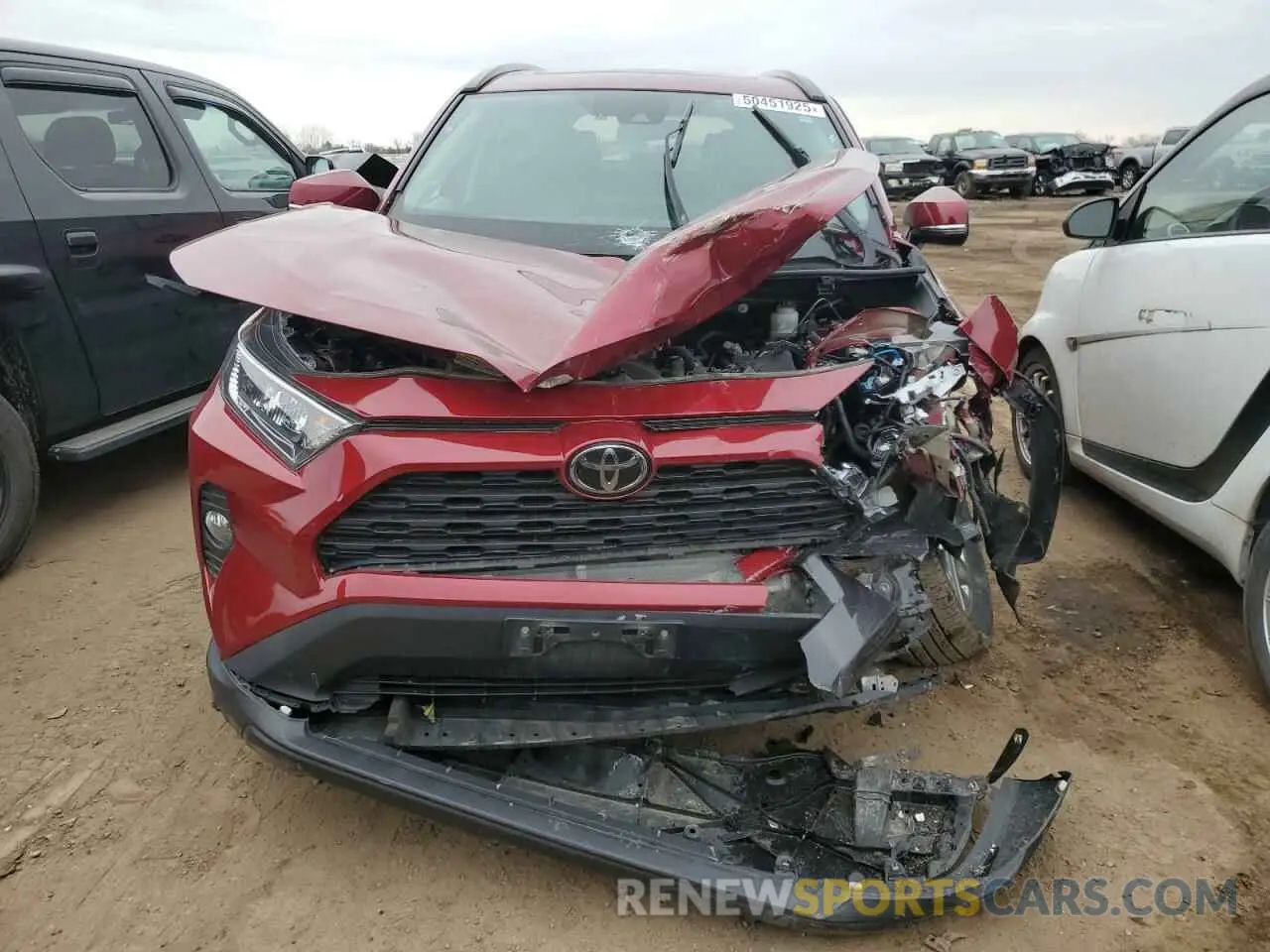 5 Фотография поврежденного автомобиля 2T3A1RFV5KW066583 TOYOTA RAV4 2019
