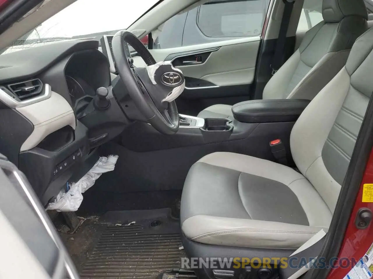 7 Фотография поврежденного автомобиля 2T3A1RFV5KW066583 TOYOTA RAV4 2019