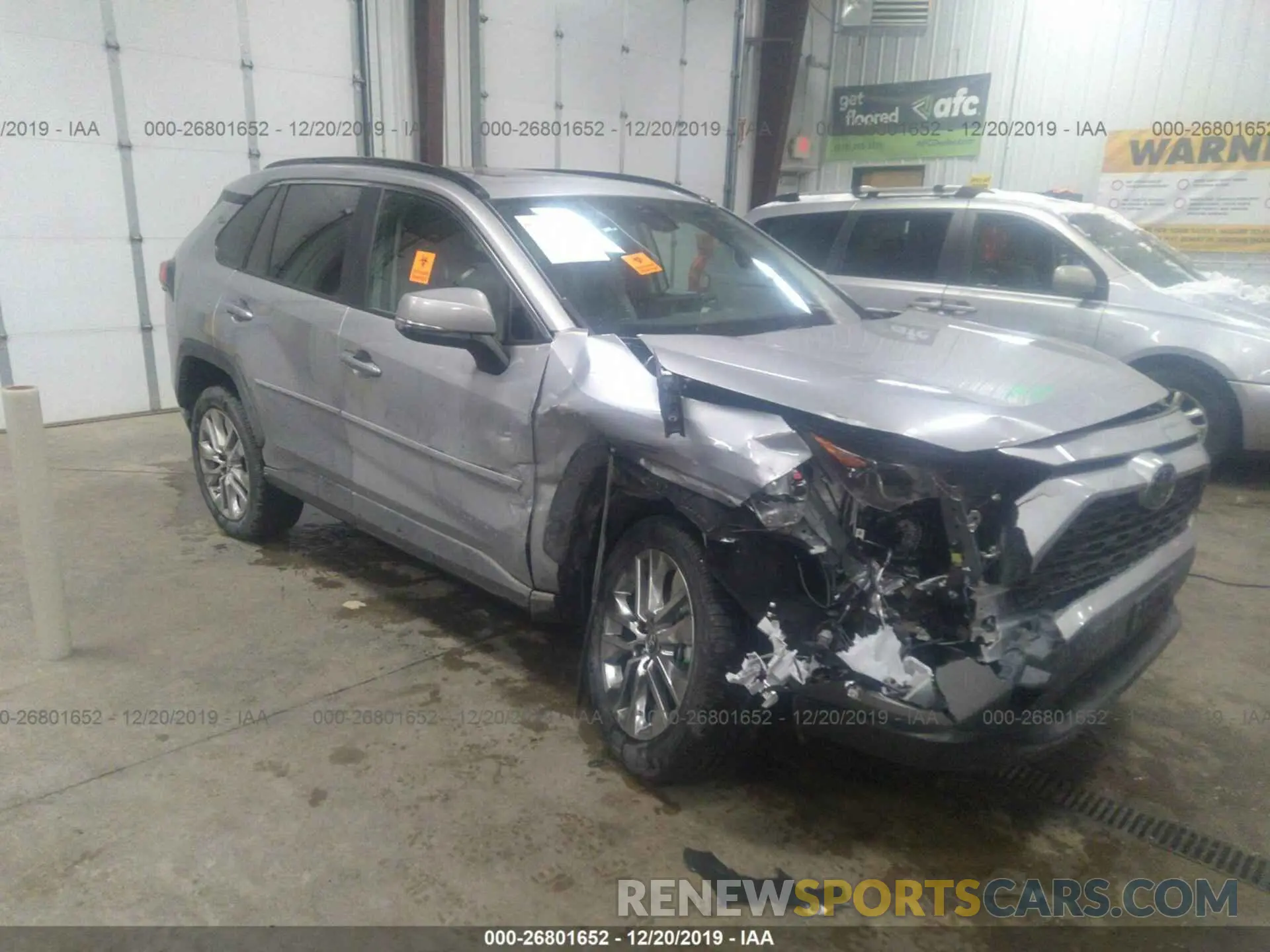 1 Photograph of a damaged car 2T3A1RFV6KC042911 TOYOTA RAV4 2019