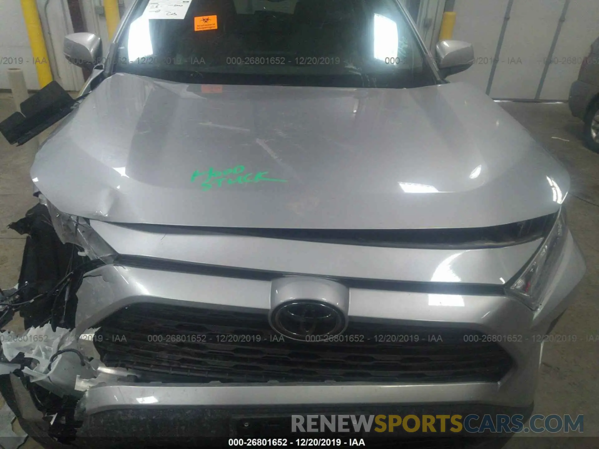 10 Photograph of a damaged car 2T3A1RFV6KC042911 TOYOTA RAV4 2019