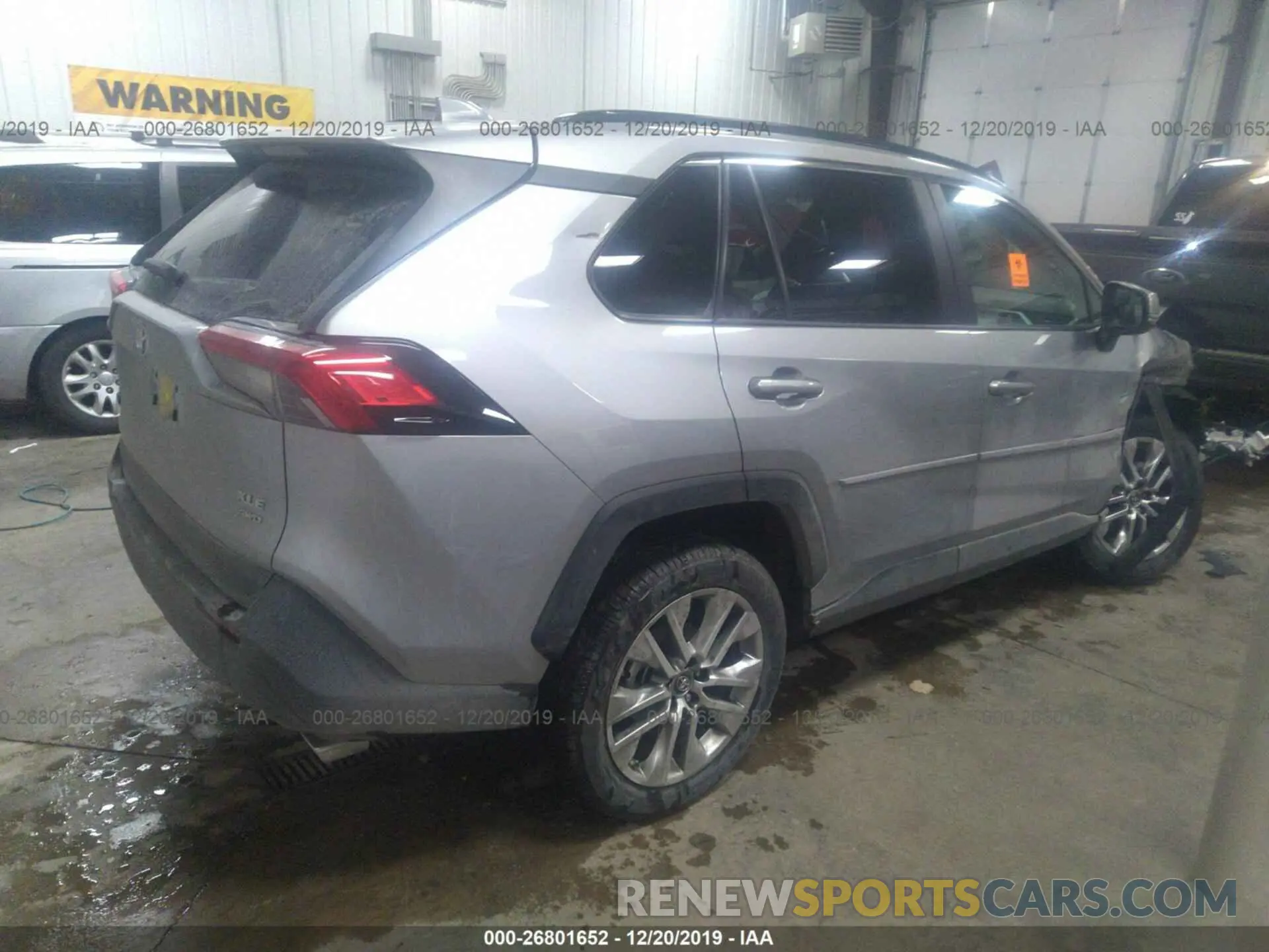 4 Photograph of a damaged car 2T3A1RFV6KC042911 TOYOTA RAV4 2019