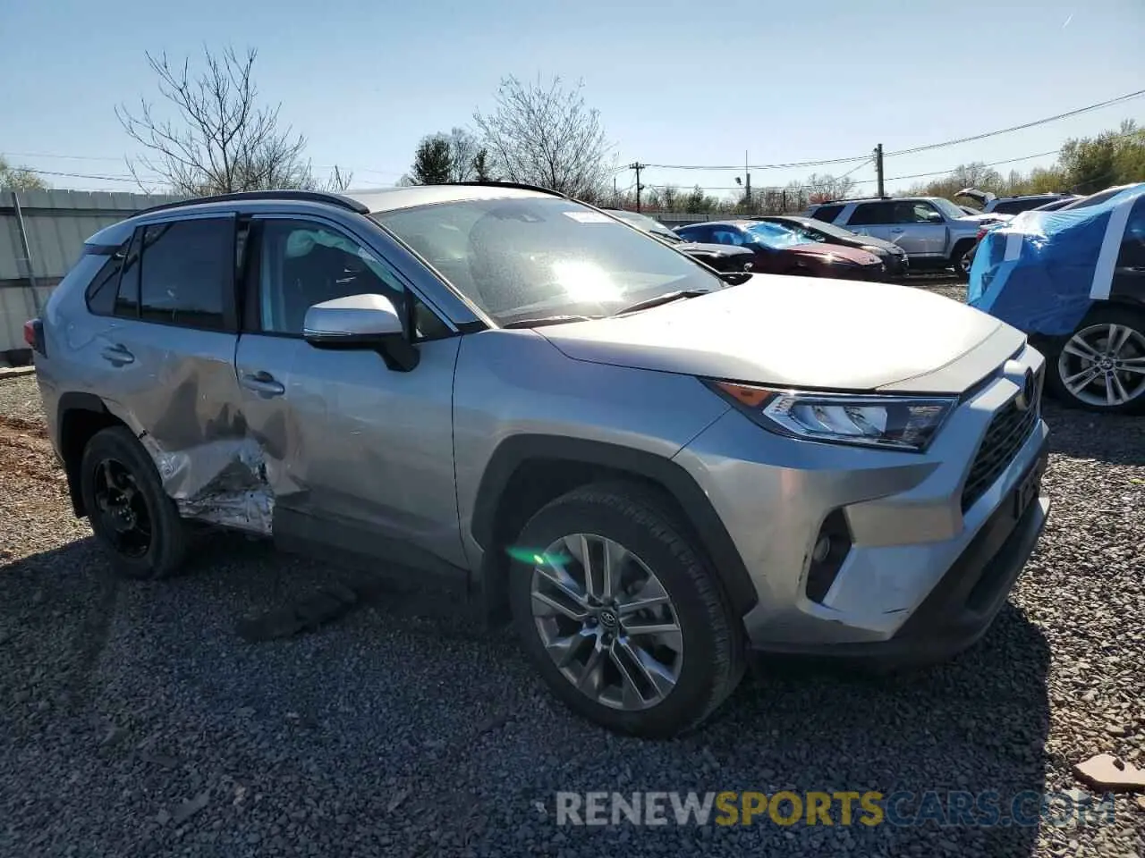 4 Фотография поврежденного автомобиля 2T3A1RFV7KC030881 TOYOTA RAV4 2019