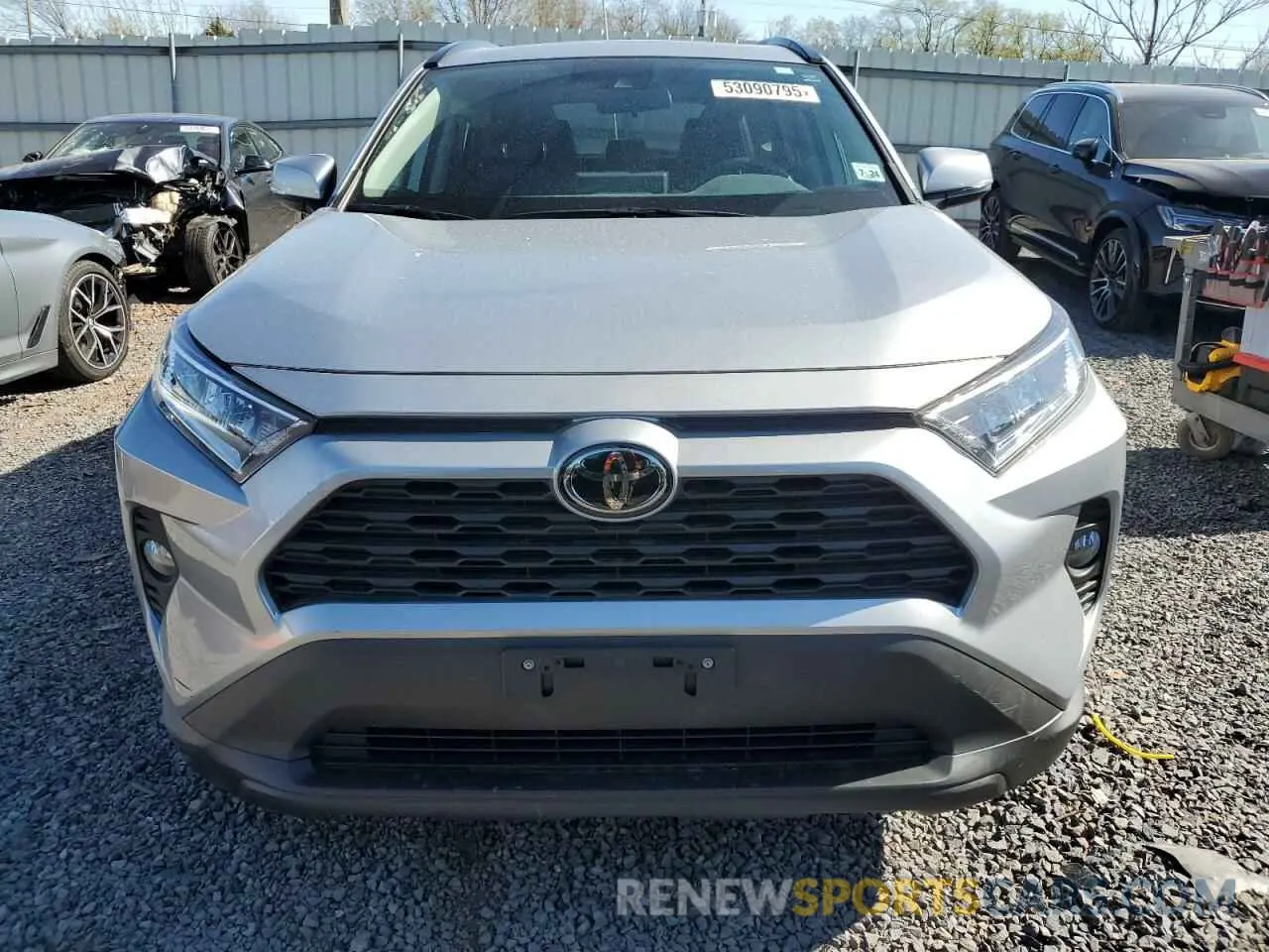 5 Фотография поврежденного автомобиля 2T3A1RFV7KC030881 TOYOTA RAV4 2019