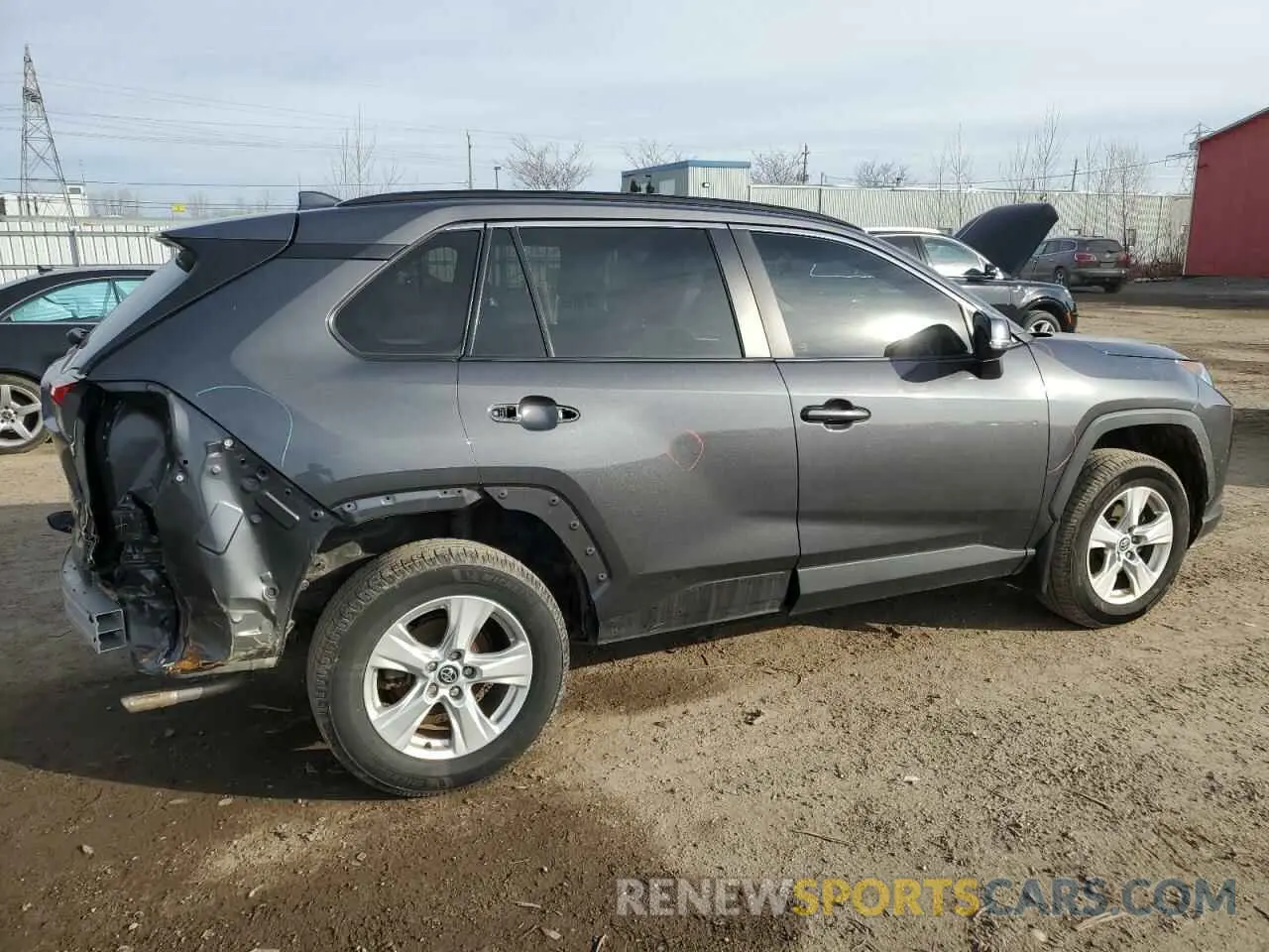 3 Photograph of a damaged car 2T3B1RFV0KW040655 TOYOTA RAV4 2019