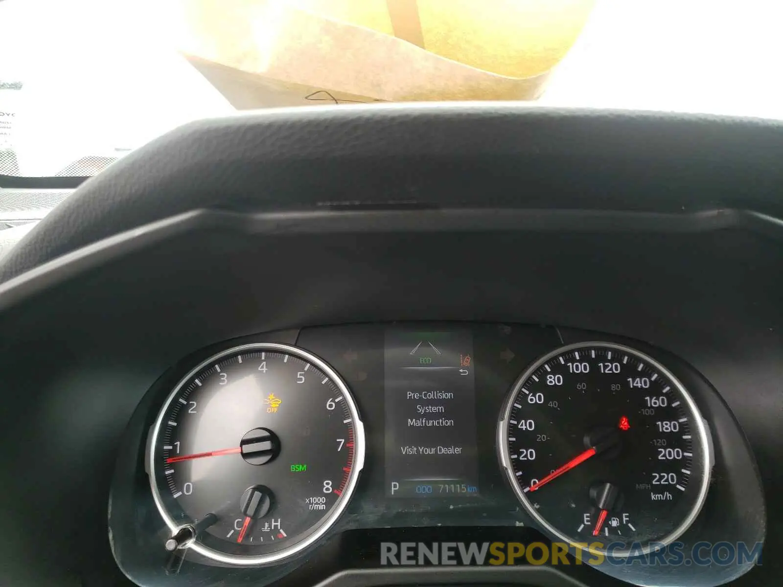 8 Photograph of a damaged car 2T3B1RFV6KW066273 TOYOTA RAV4 2019