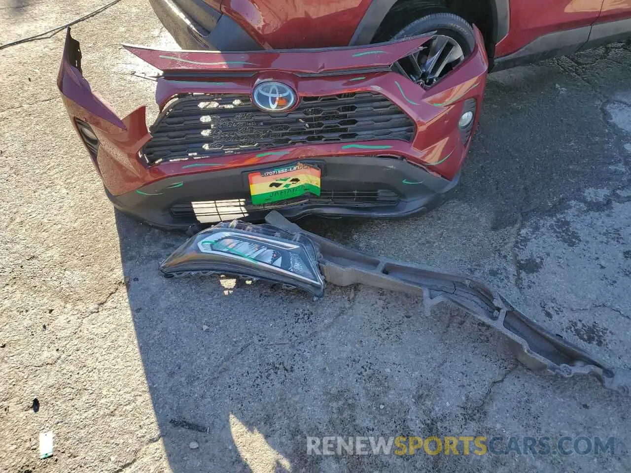 13 Фотография поврежденного автомобиля 2T3C1RFV1KC001241 TOYOTA RAV4 2019