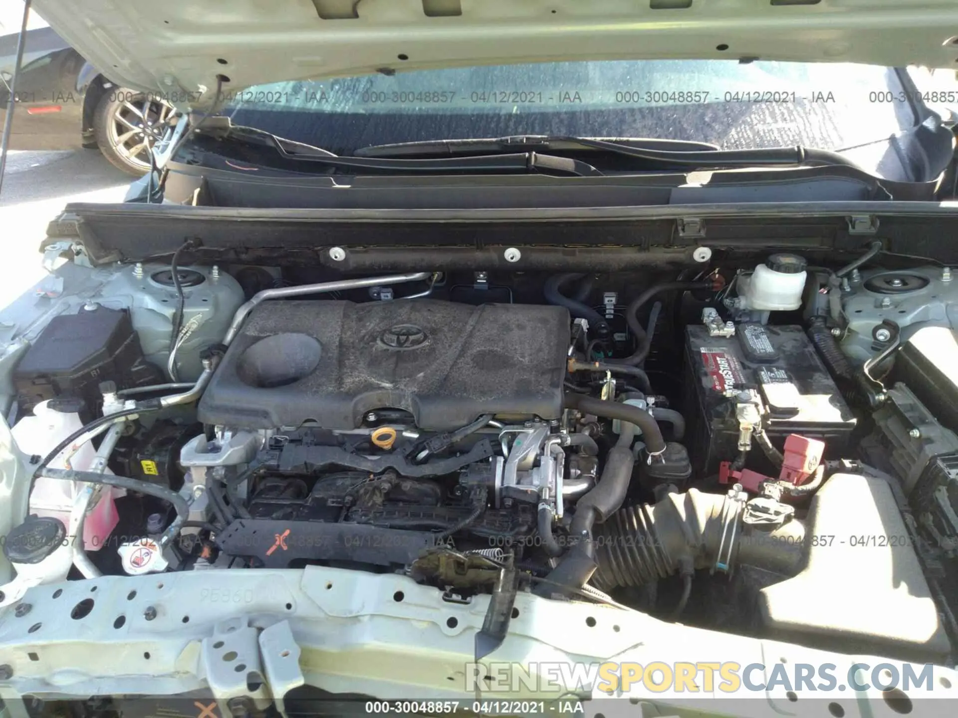 10 Photograph of a damaged car 2T3C1RFV2KC025919 TOYOTA RAV4 2019