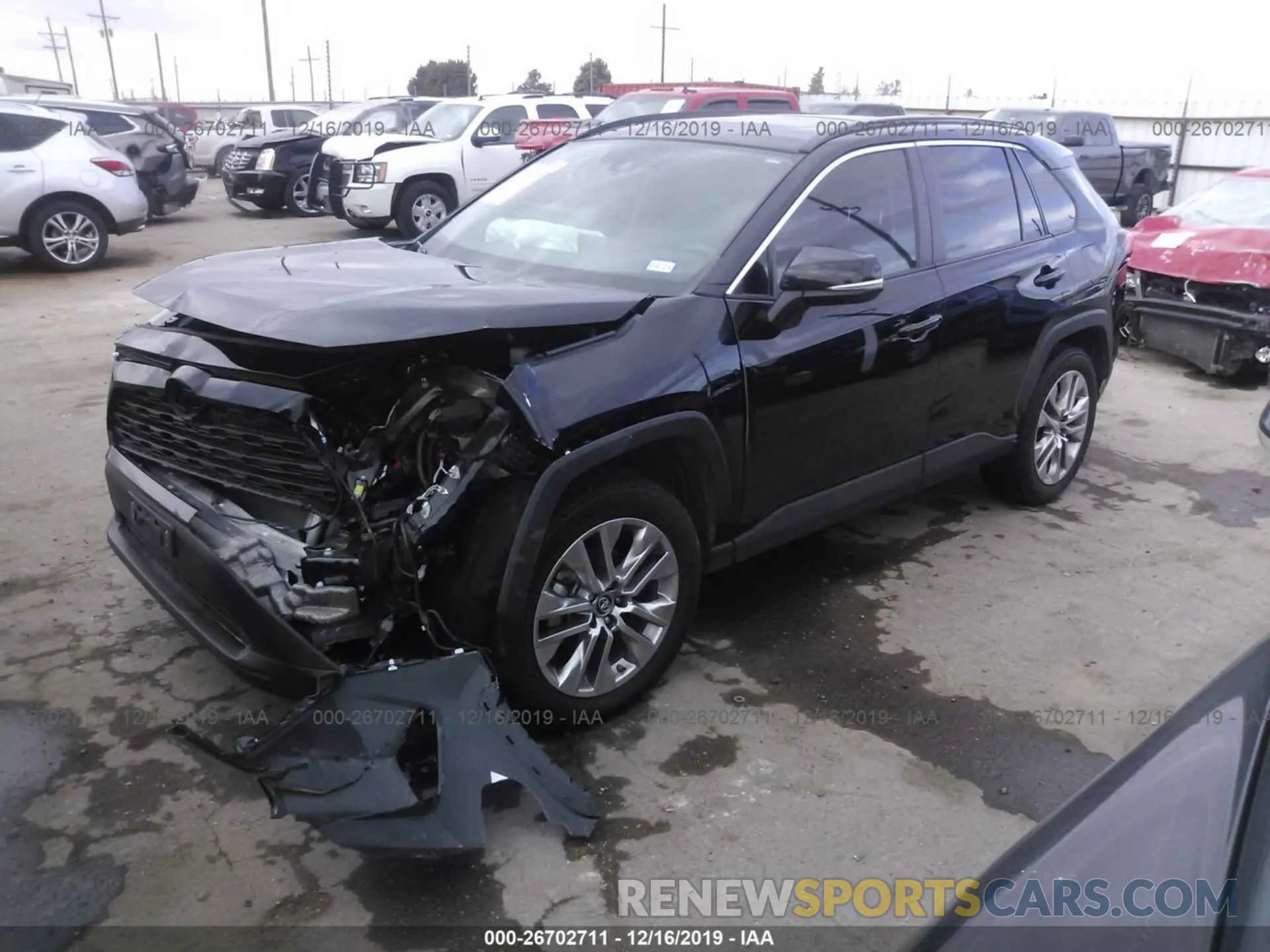 2 Photograph of a damaged car 2T3C1RFV2KW011775 TOYOTA RAV4 2019