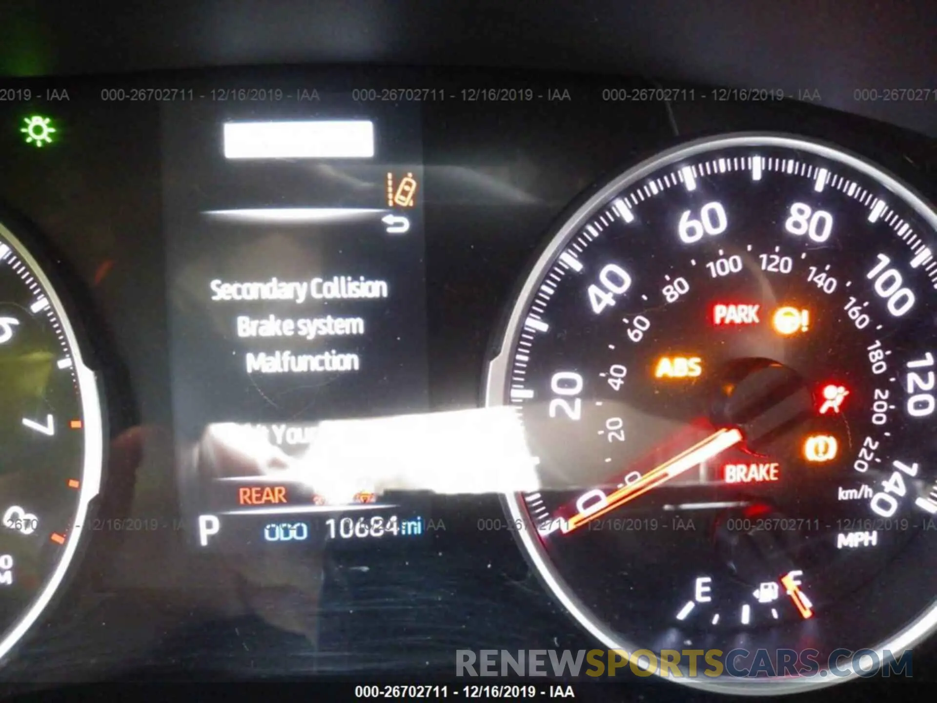 7 Photograph of a damaged car 2T3C1RFV2KW011775 TOYOTA RAV4 2019