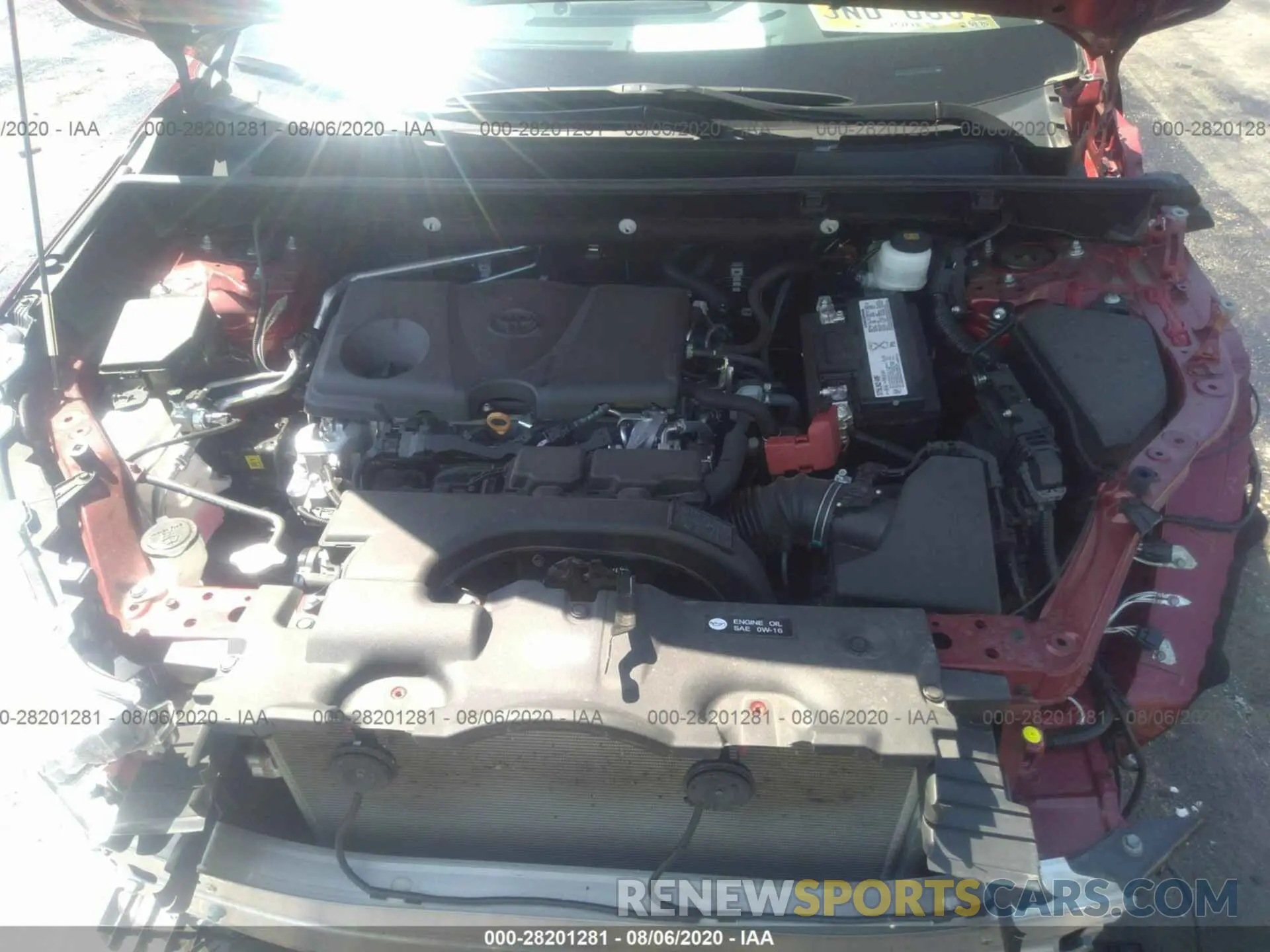 10 Photograph of a damaged car 2T3C1RFV3KW036443 TOYOTA RAV4 2019