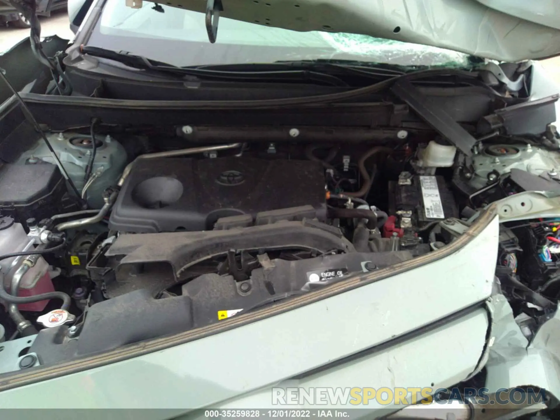 10 Photograph of a damaged car 2T3C1RFV4KC028532 TOYOTA RAV4 2019
