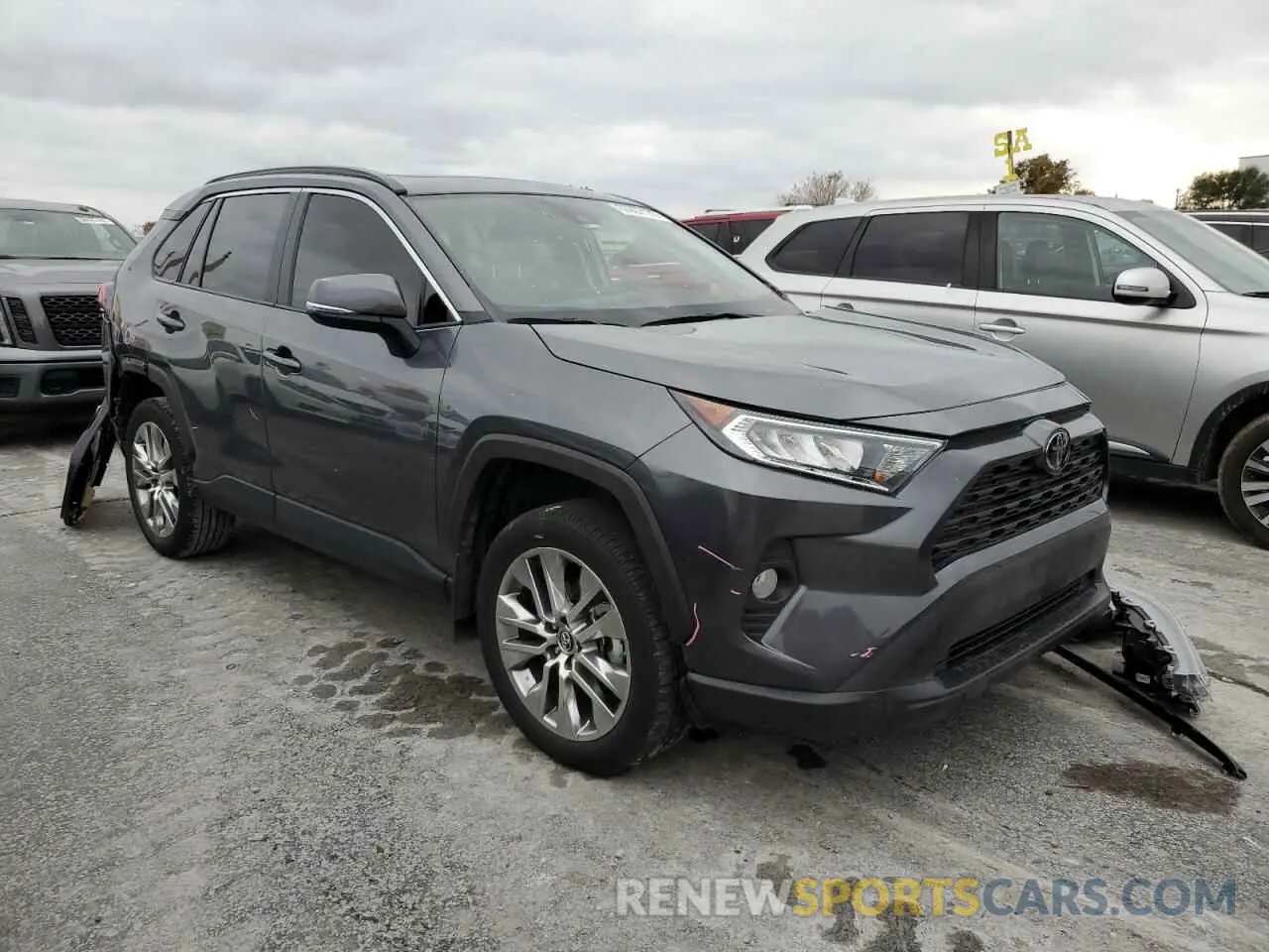 1 Фотография поврежденного автомобиля 2T3C1RFV4KC033360 TOYOTA RAV4 2019