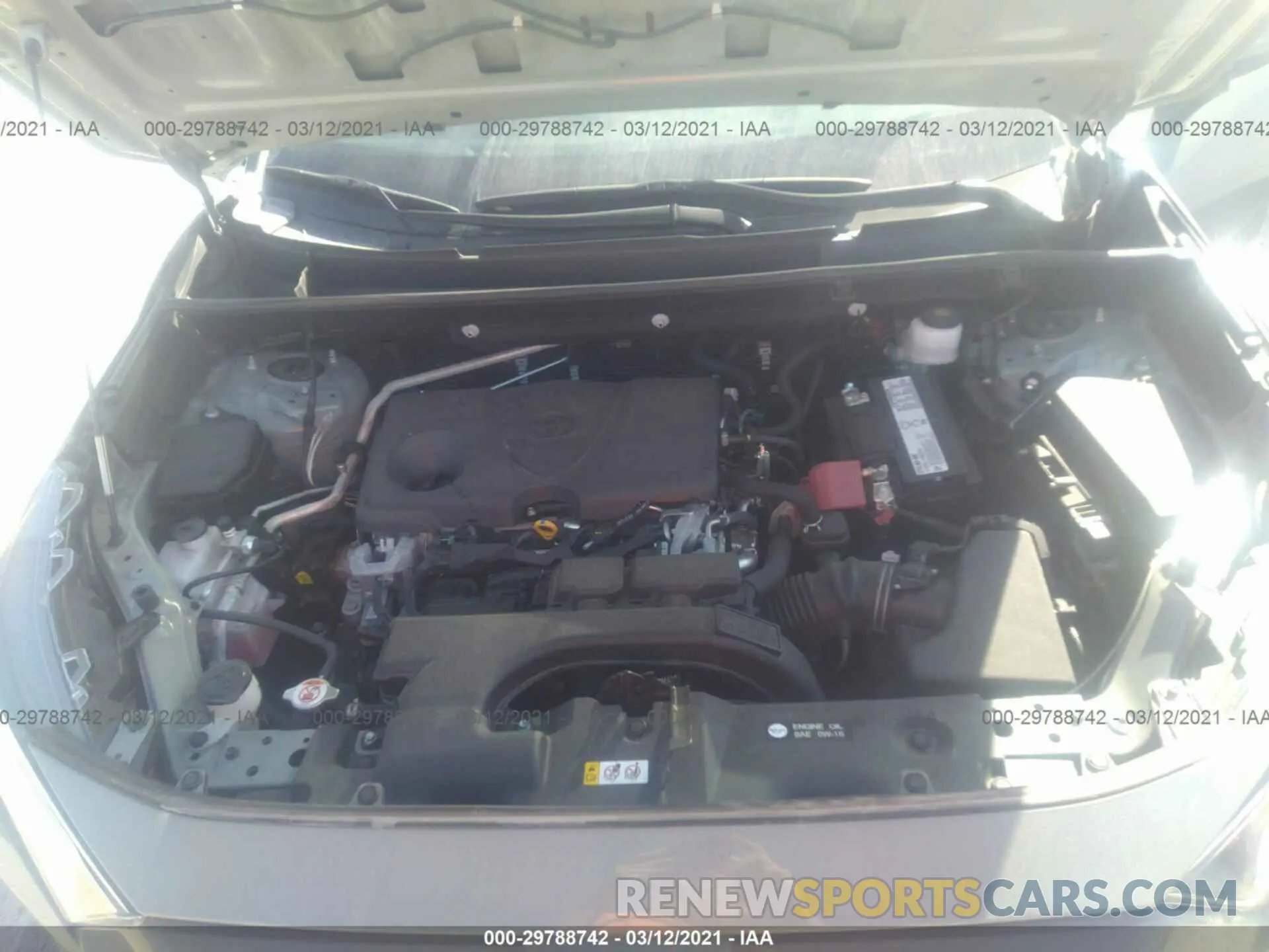 10 Фотография поврежденного автомобиля 2T3C1RFV4KW044664 TOYOTA RAV4 2019