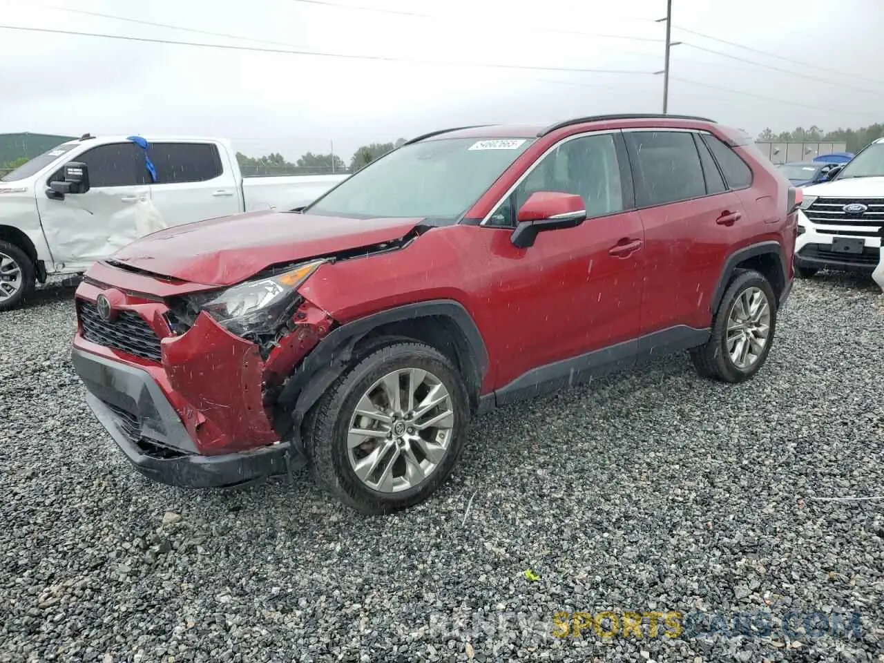 1 Фотография поврежденного автомобиля 2T3C1RFV5KC013599 TOYOTA RAV4 2019