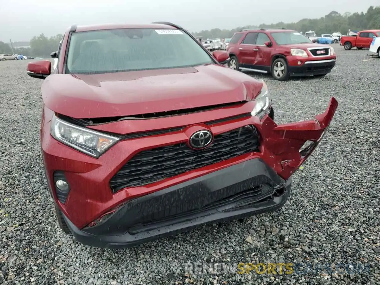 5 Фотография поврежденного автомобиля 2T3C1RFV5KC013599 TOYOTA RAV4 2019