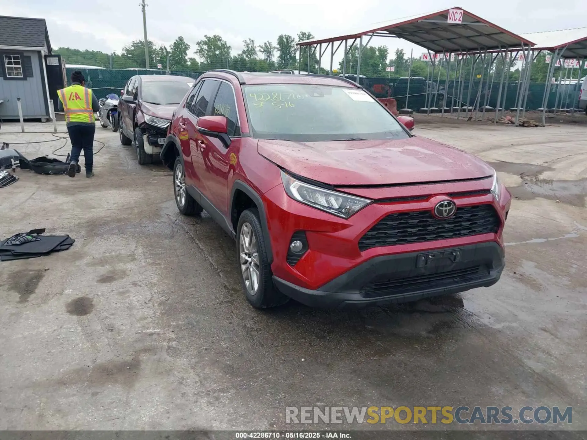 1 Photograph of a damaged car 2T3C1RFV6KW046206 TOYOTA RAV4 2019