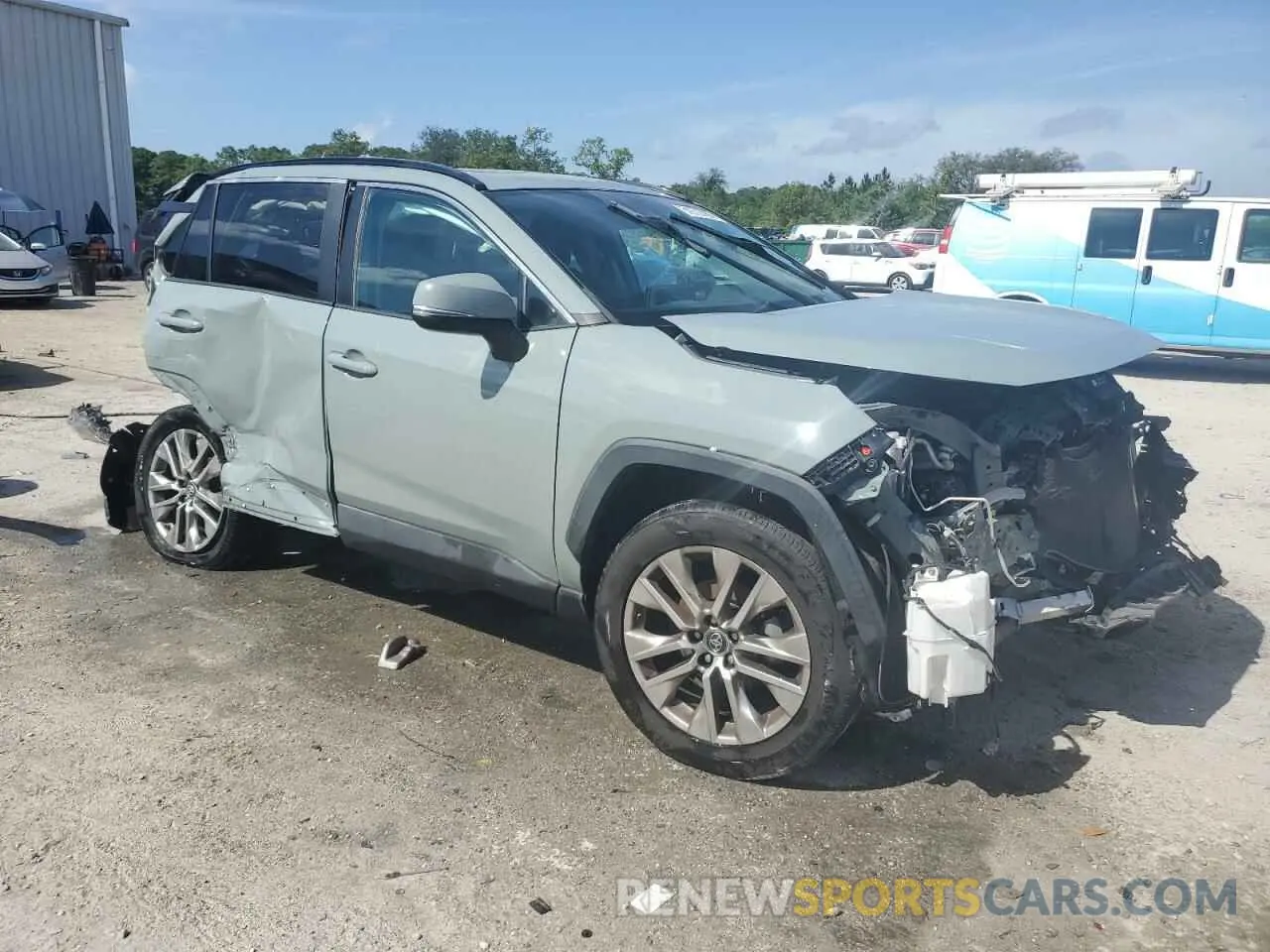 4 Фотография поврежденного автомобиля 2T3C1RFV7KW025588 TOYOTA RAV4 2019