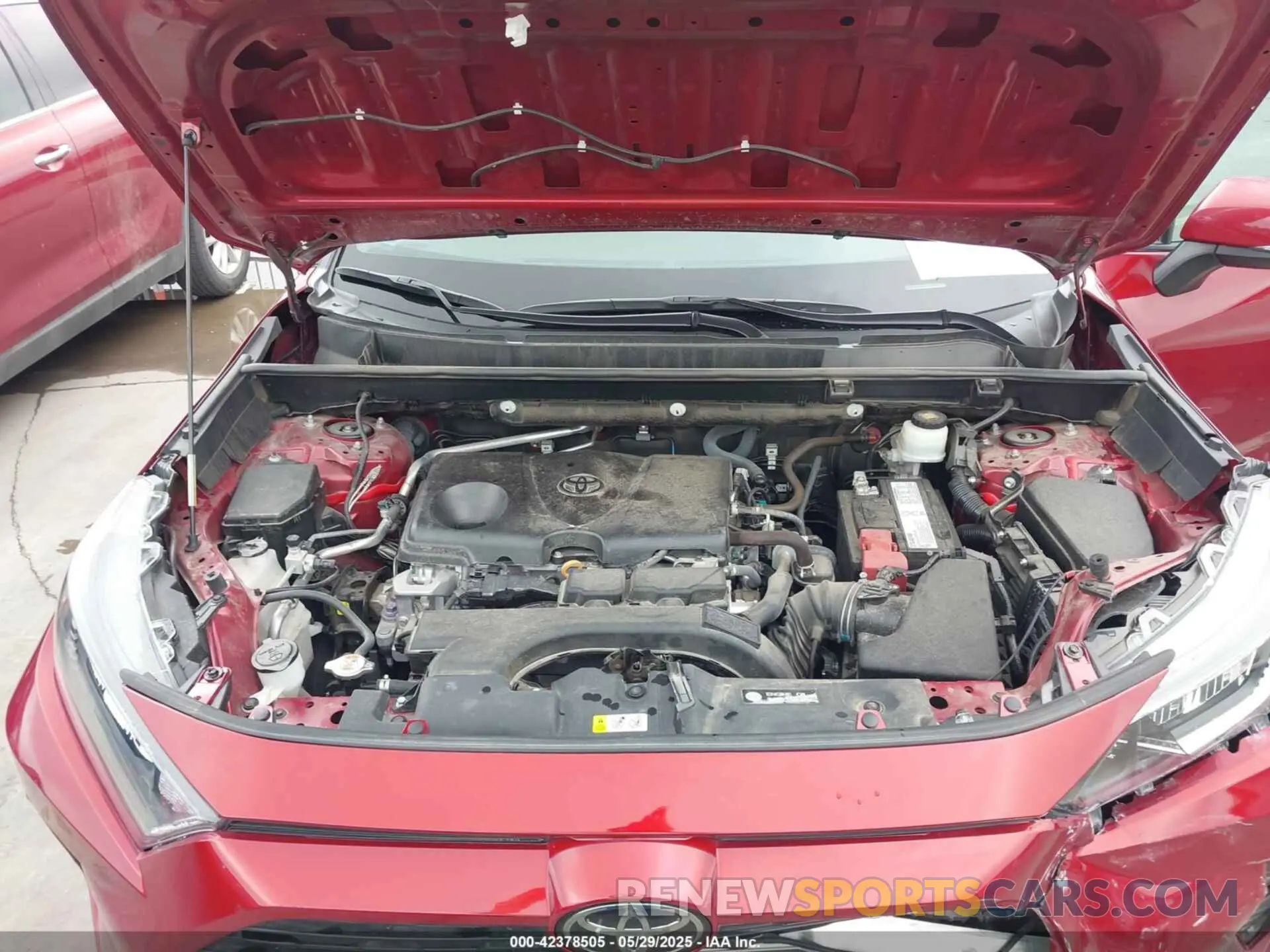 10 Фотография поврежденного автомобиля 2T3C1RFVXKC013954 TOYOTA RAV4 2019