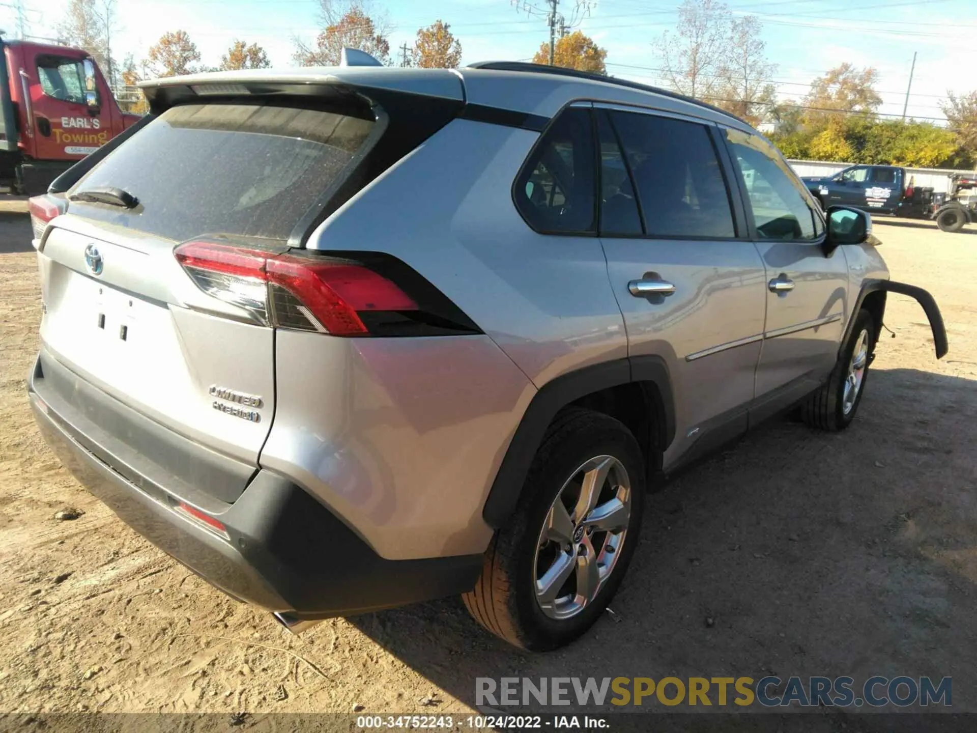 4 Фотография поврежденного автомобиля 2T3DWRFV1KW017198 TOYOTA RAV4 2019