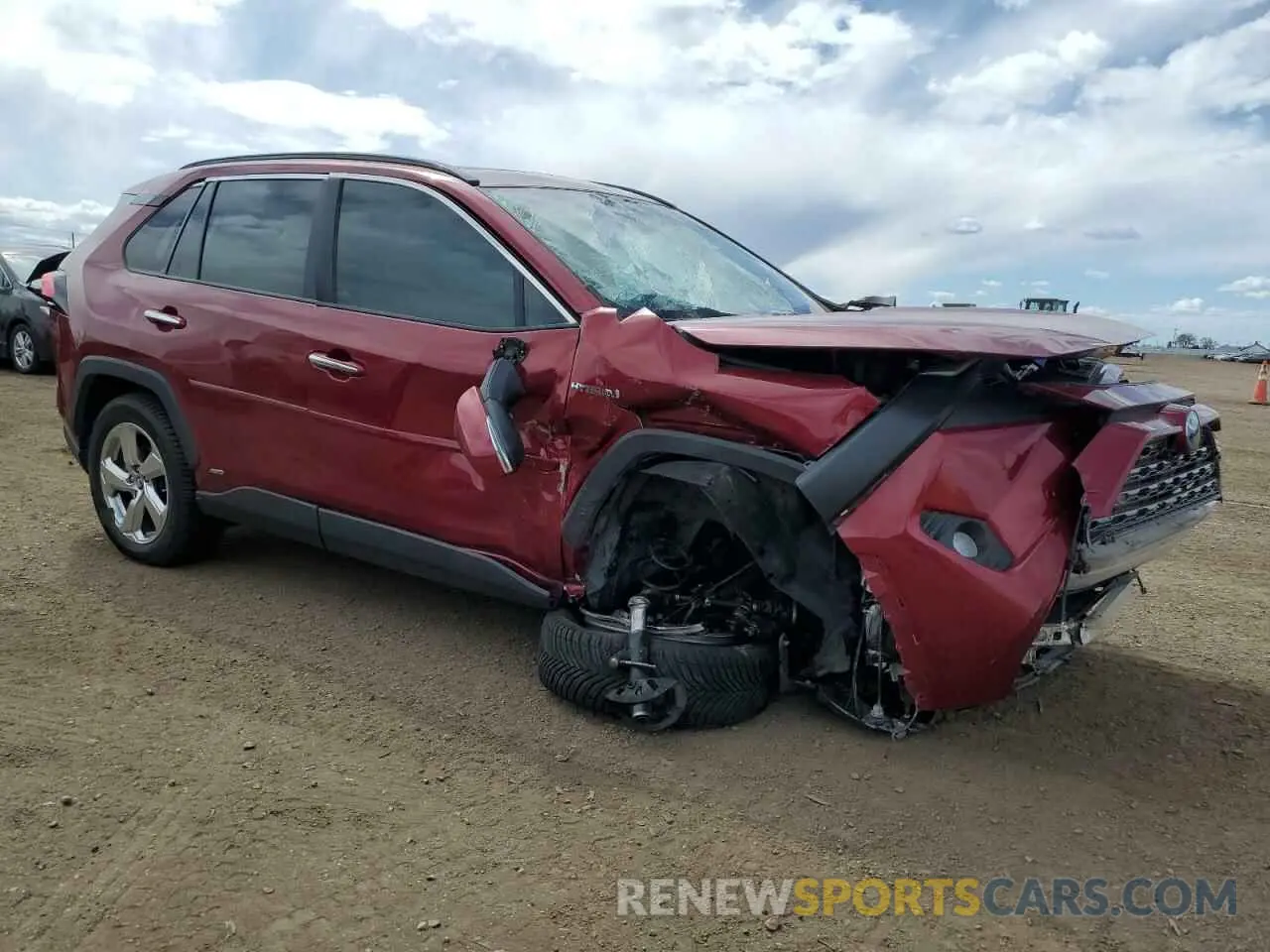 4 Фотография поврежденного автомобиля 2T3DWRFV1KW023048 TOYOTA RAV4 2019