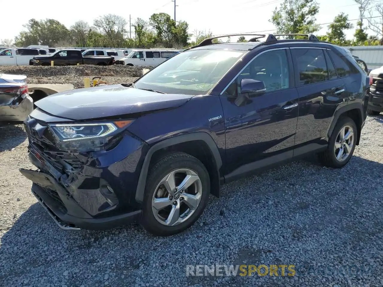 1 Фотография поврежденного автомобиля 2T3DWRFV1KW034888 TOYOTA RAV4 2019