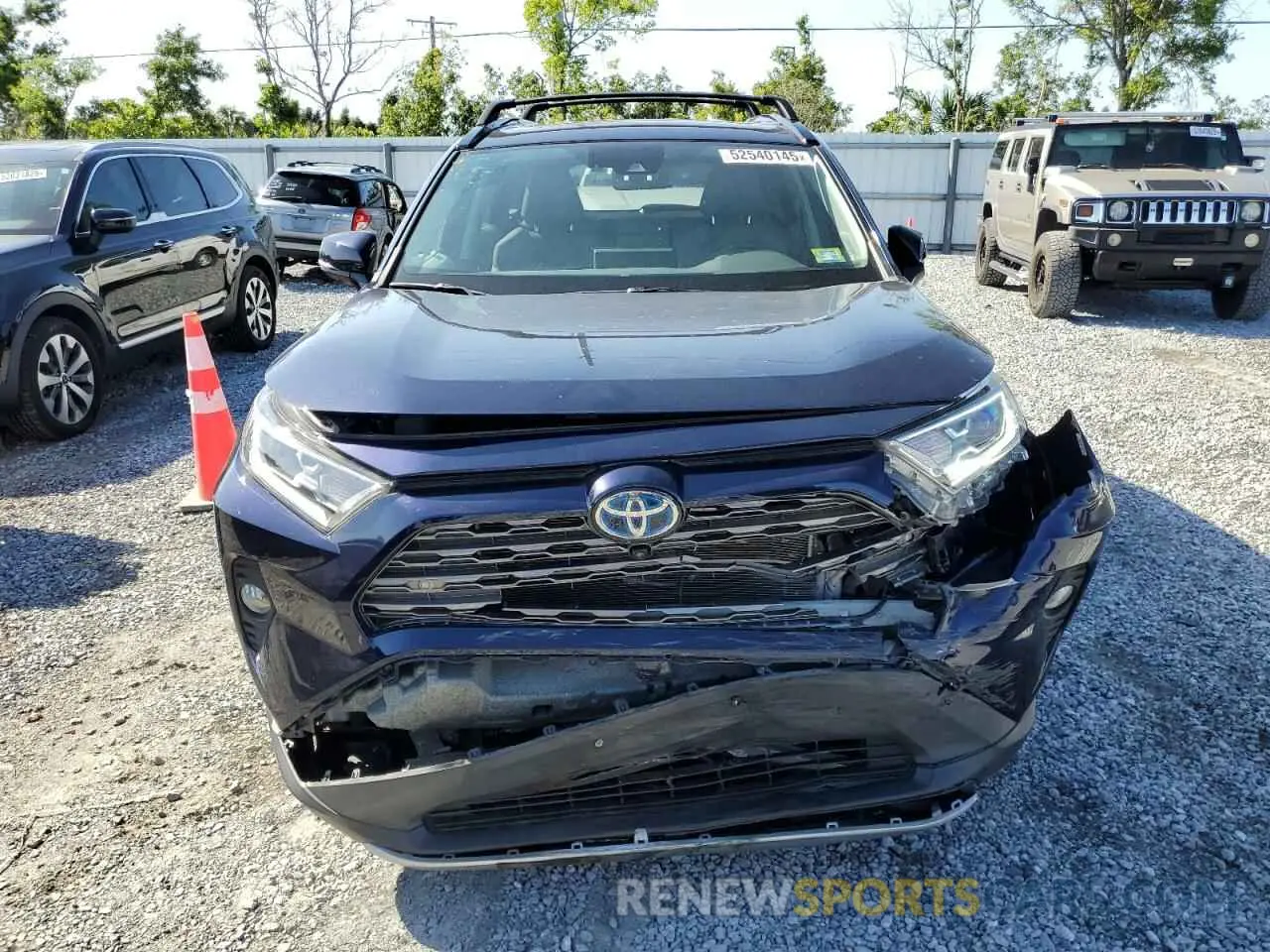 5 Фотография поврежденного автомобиля 2T3DWRFV1KW034888 TOYOTA RAV4 2019